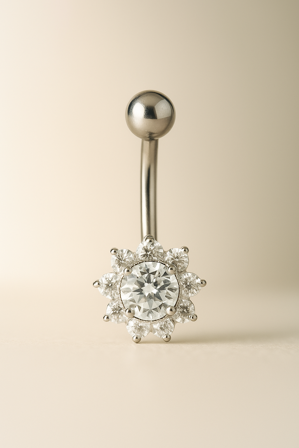 Kristallblume Bauchnabelstecker