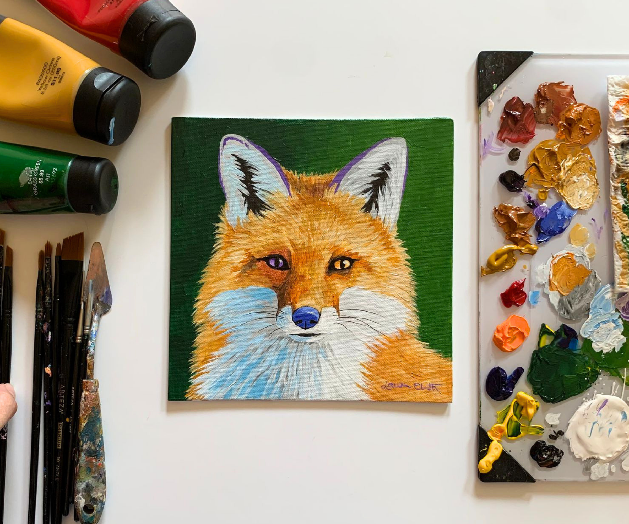 Fall Fox Tutorial for Relaxation.