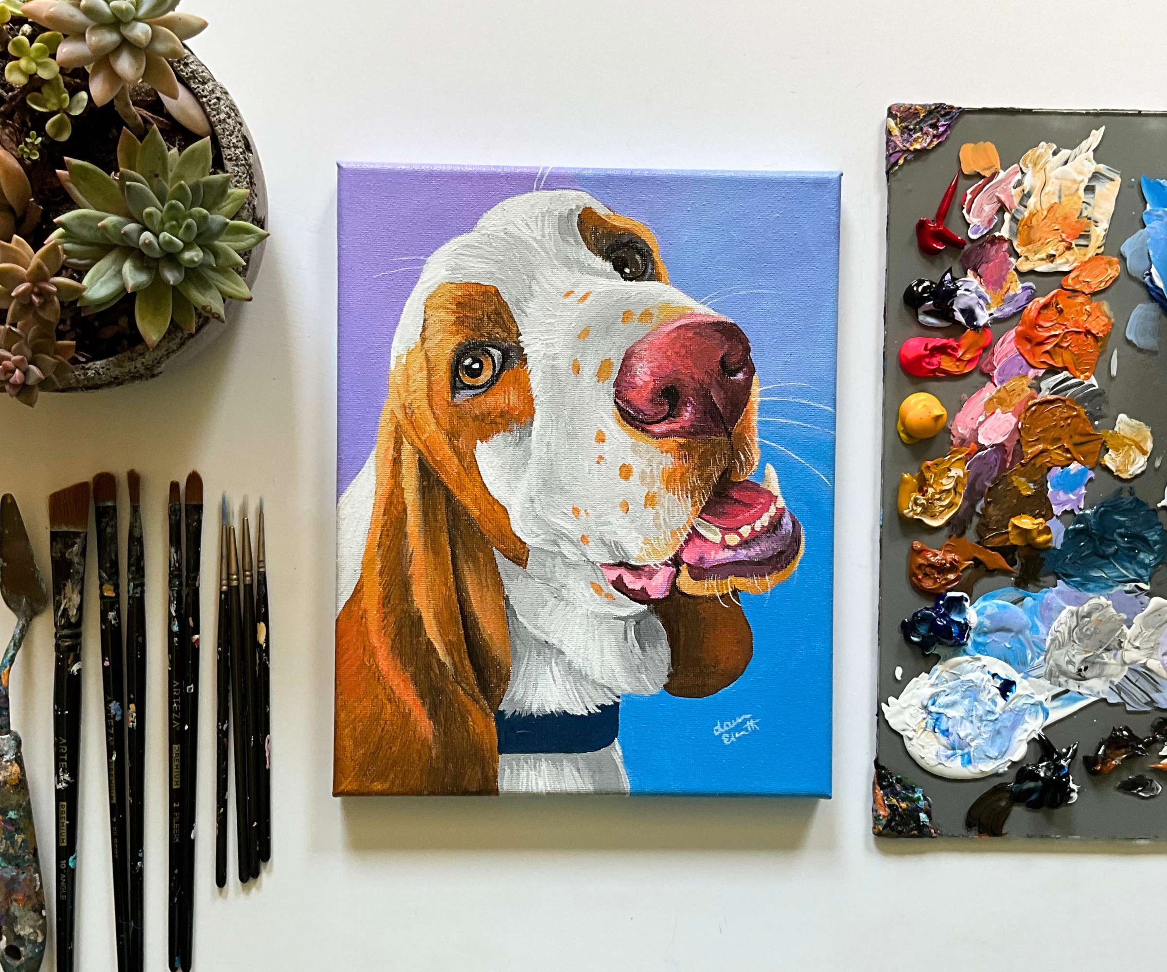 Basset Hound Tutorial to Reduce Stress.