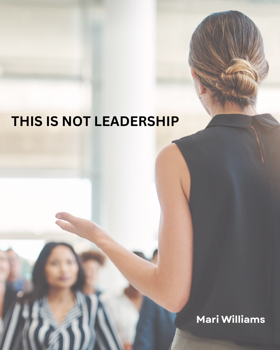 This is not leadership