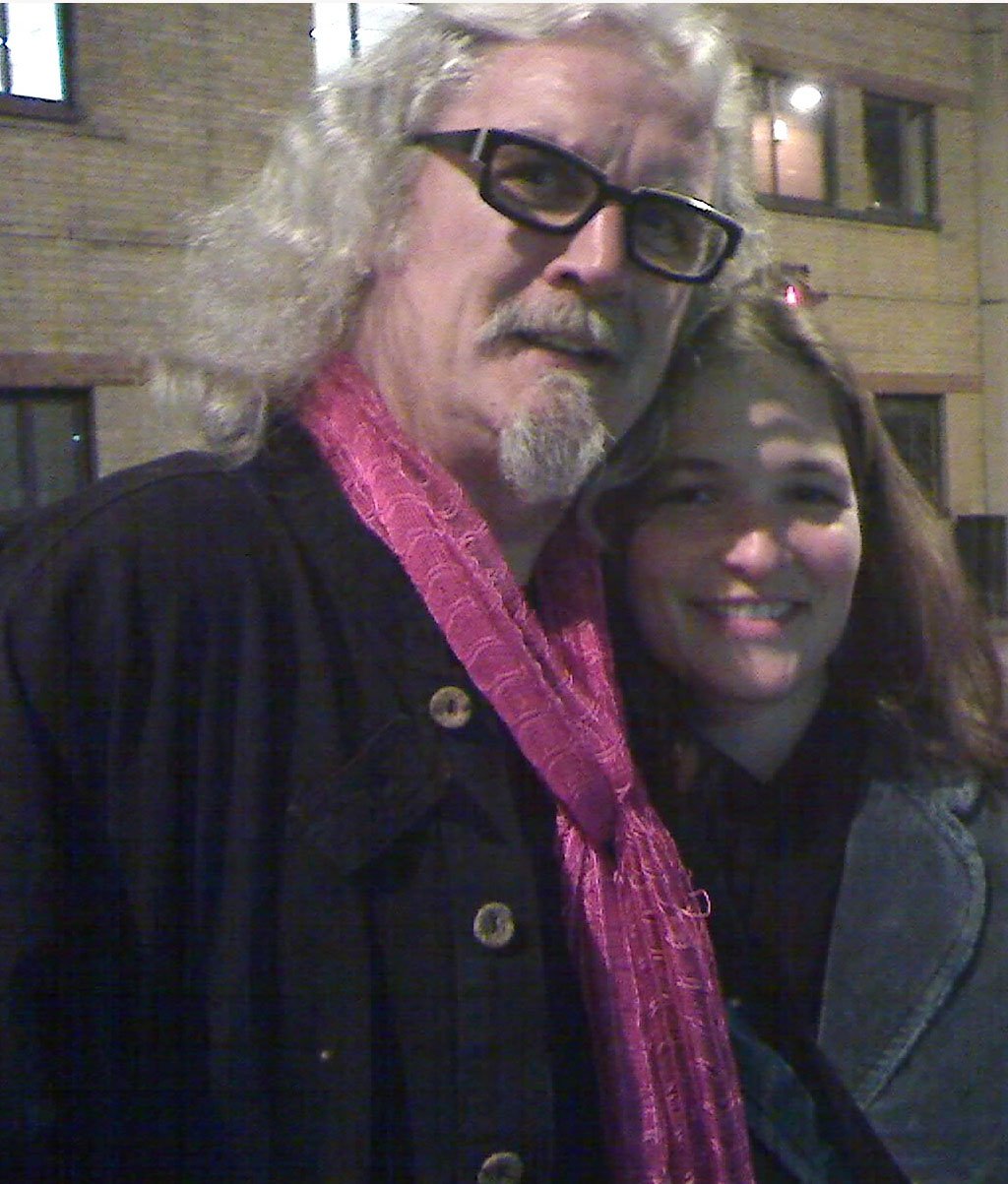 Mari Williams meeting Billy Connolly the comedian