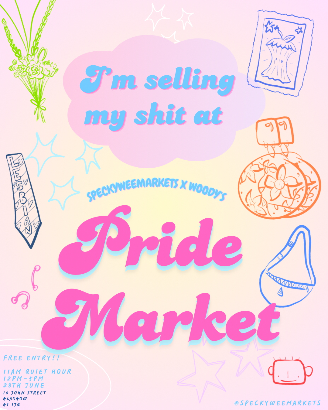 Pride Market - Speckyweemarkets x Woody's
