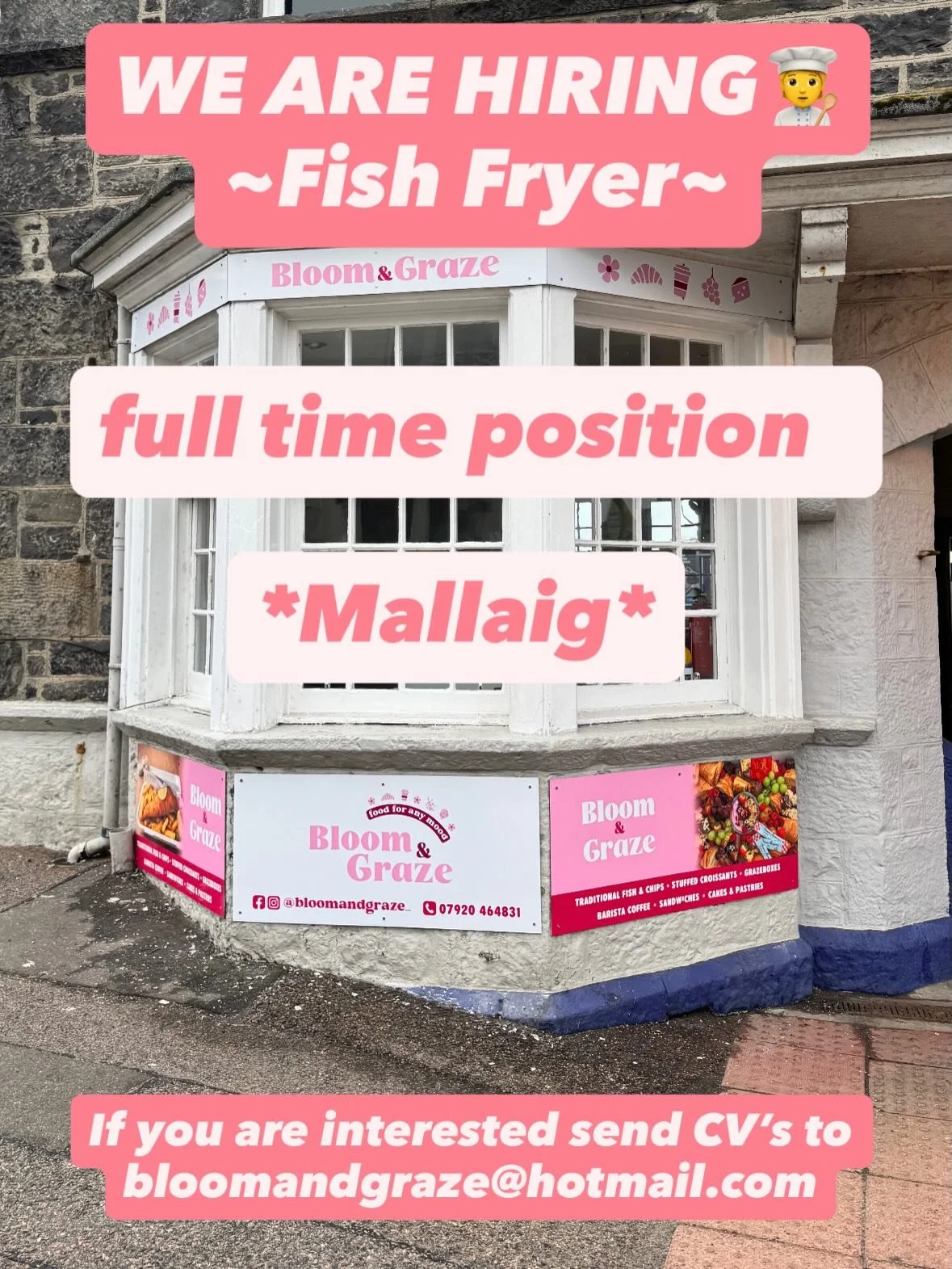 We are seeking a full time fish fryer to complete our new deli team!

This could be a seasonal or all-year-round position for the right candidate. Our business is fast paced, ever growing &amp; full of variety. Focusing on creating a bright, friendly