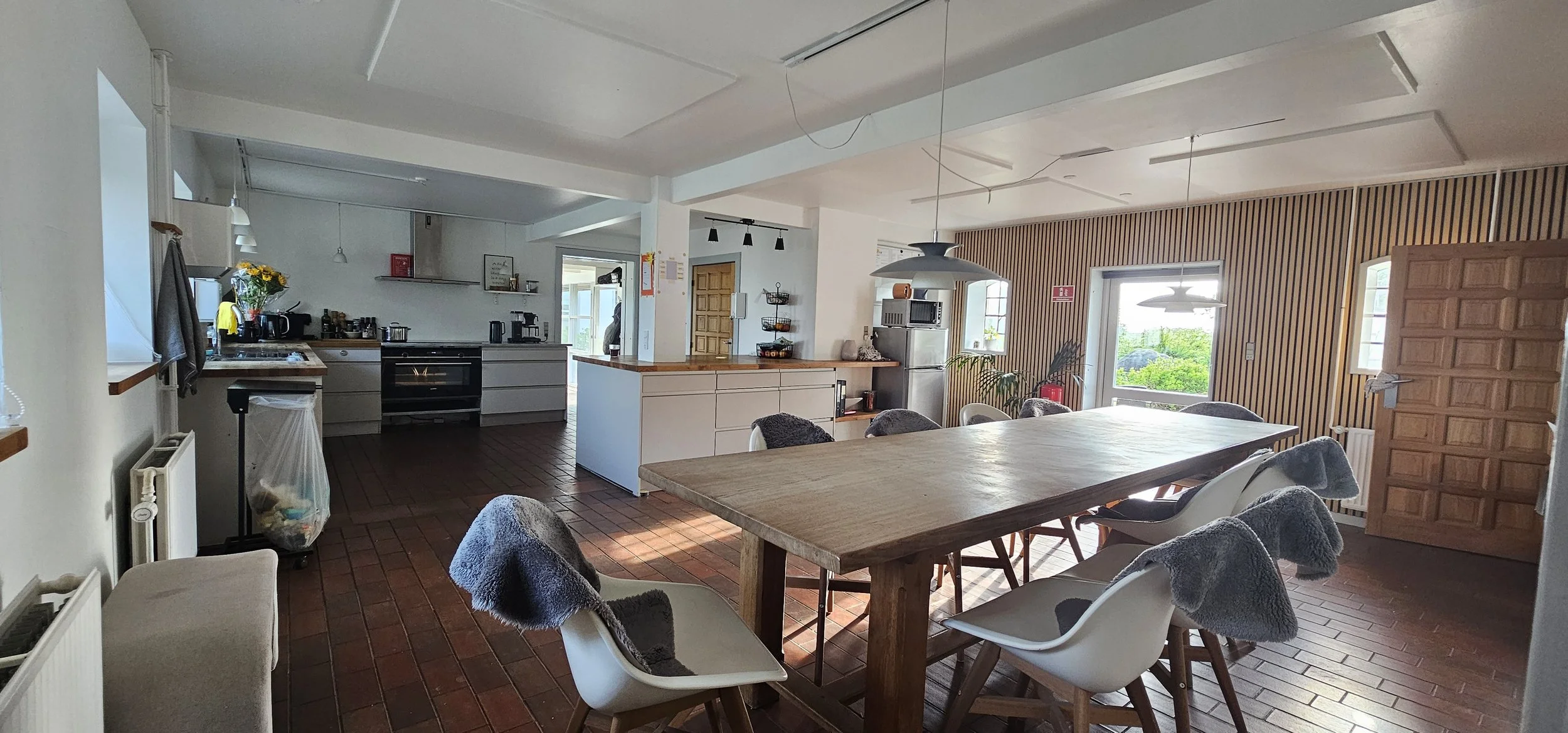 Køkken og spiseplads