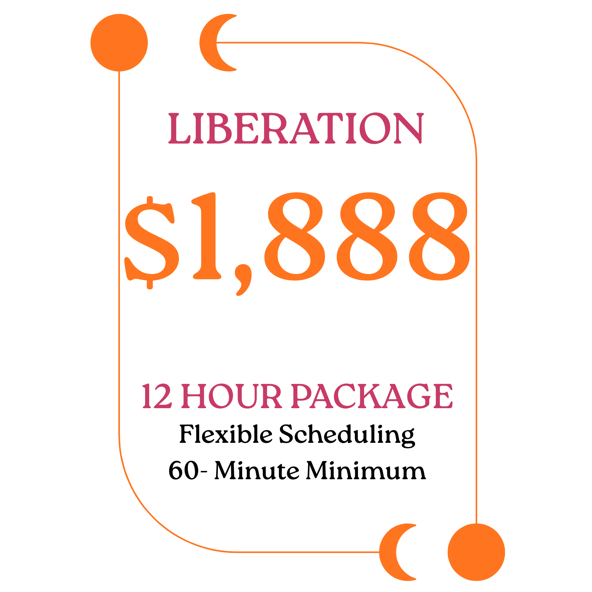 LIBERATION : 12-HOUR PACKAGE