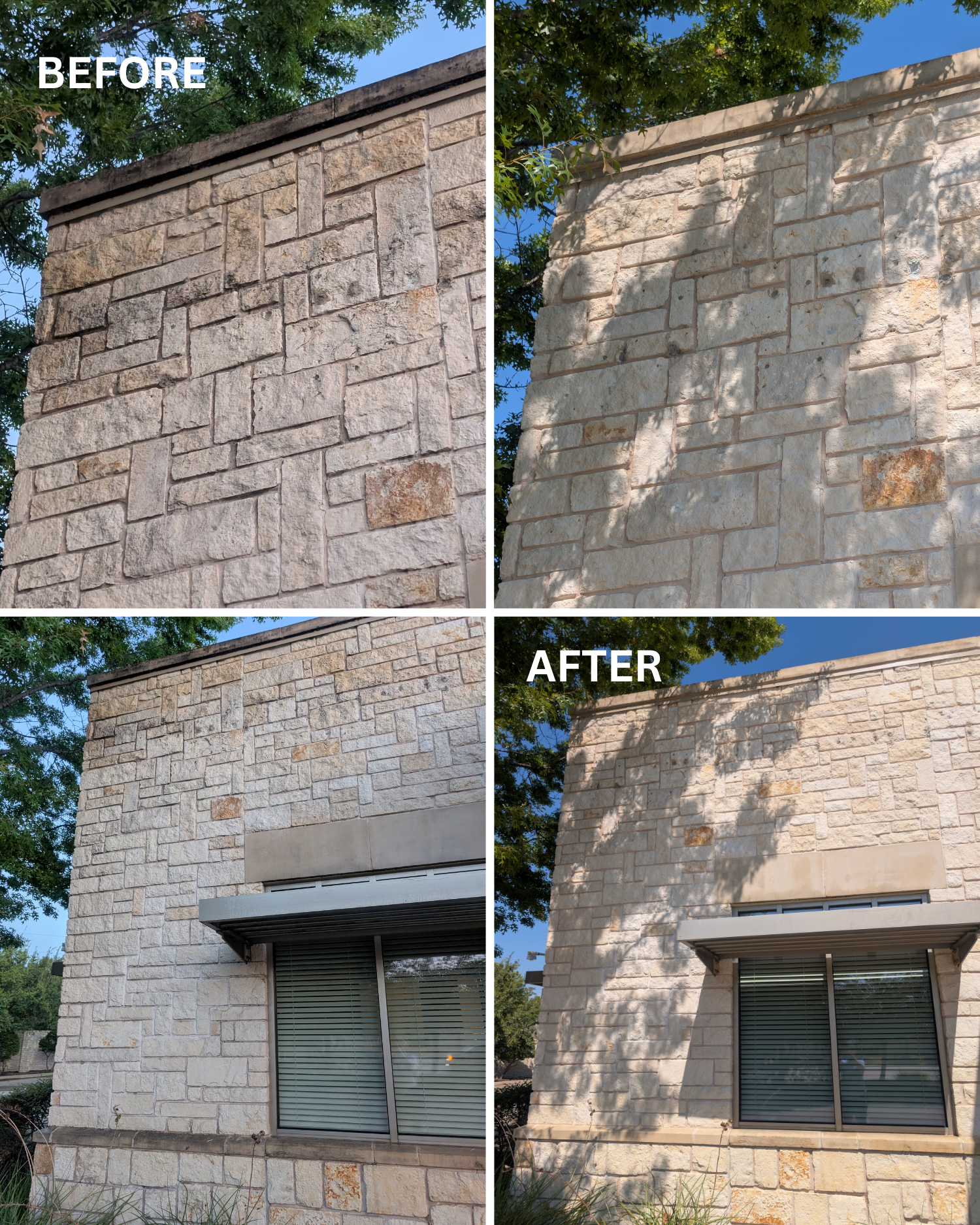 Commercial Natural Stone Building Wash