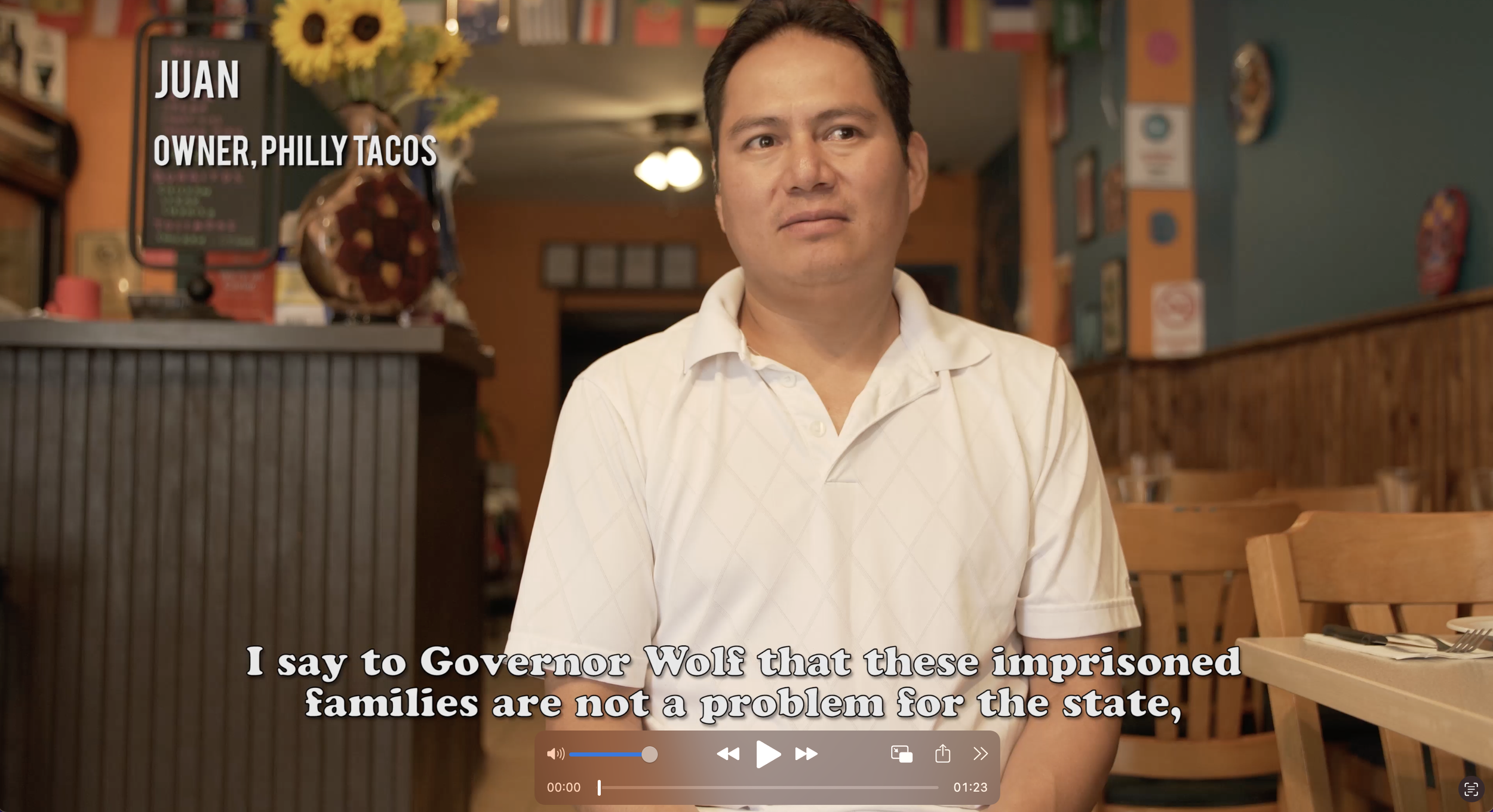 Testimonies: Juan, Shut Down Berks