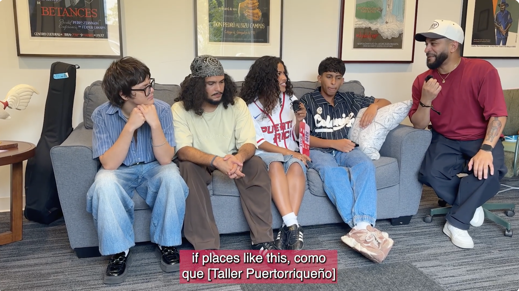 Chuwi interview at Feria del Barrio, Taller Puertorriqueño