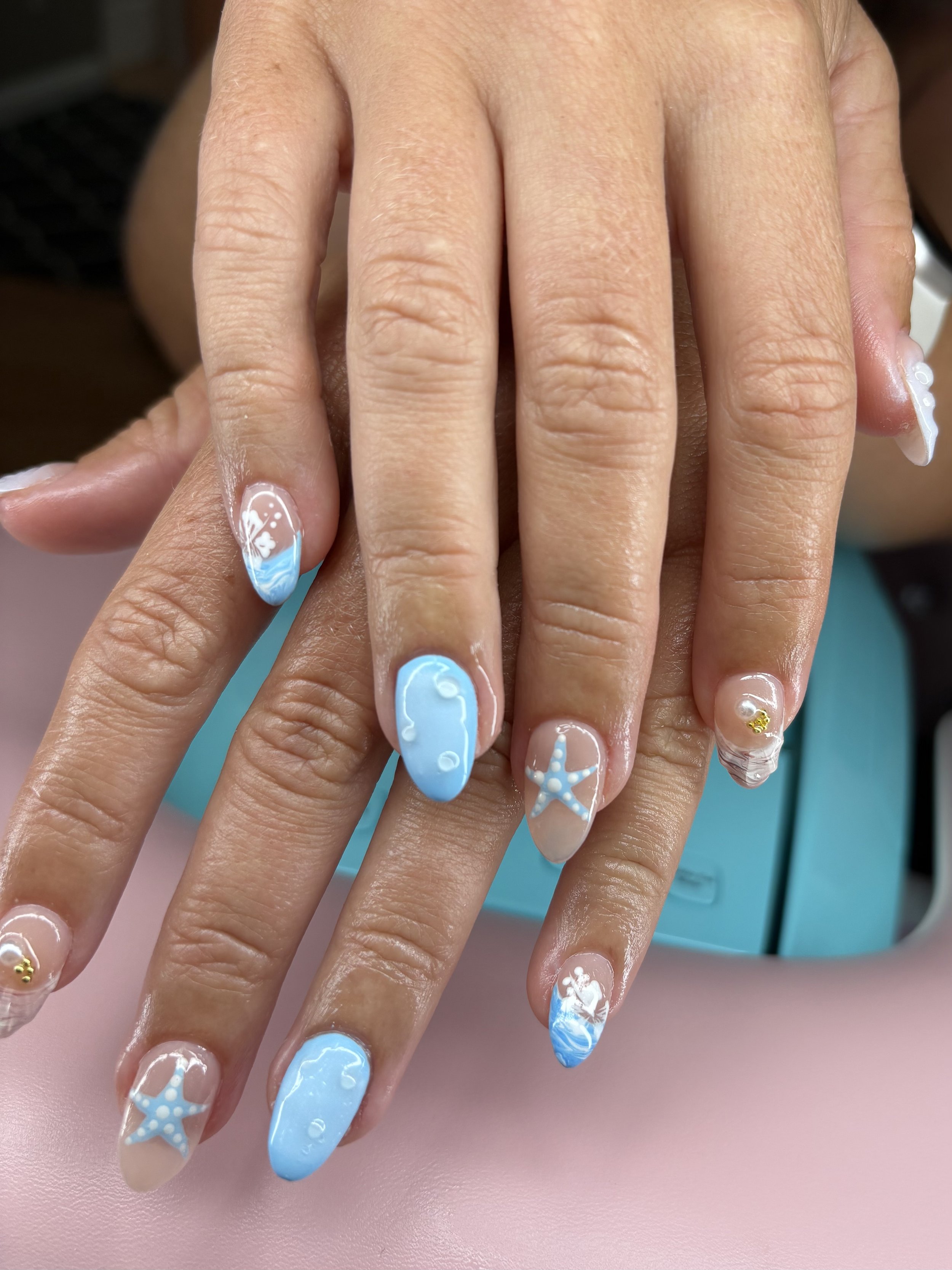gel x nails north myrtle beach