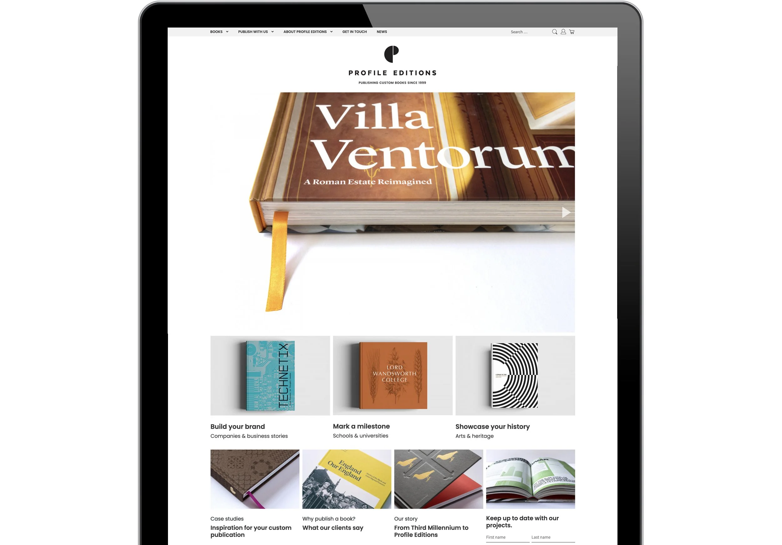 Profile Editions | Branding & website