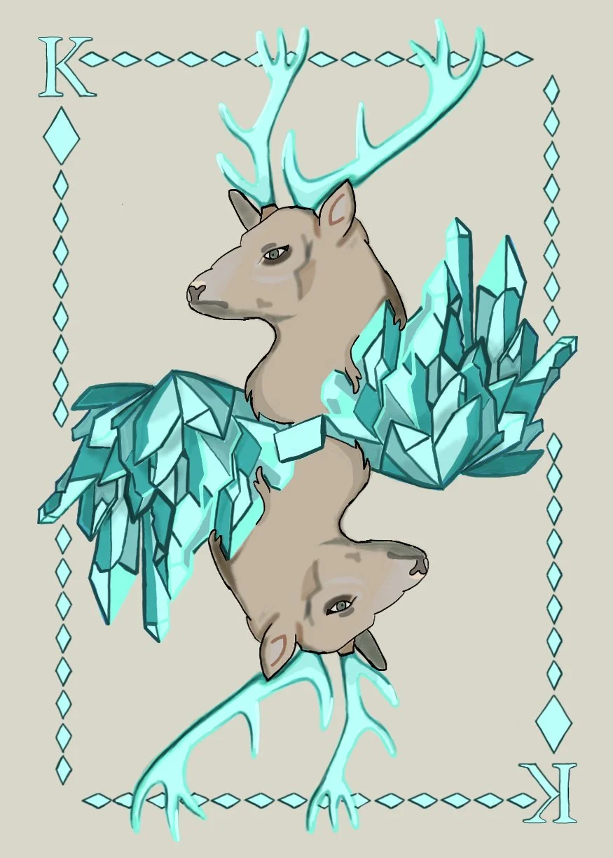 Deer Playing Card