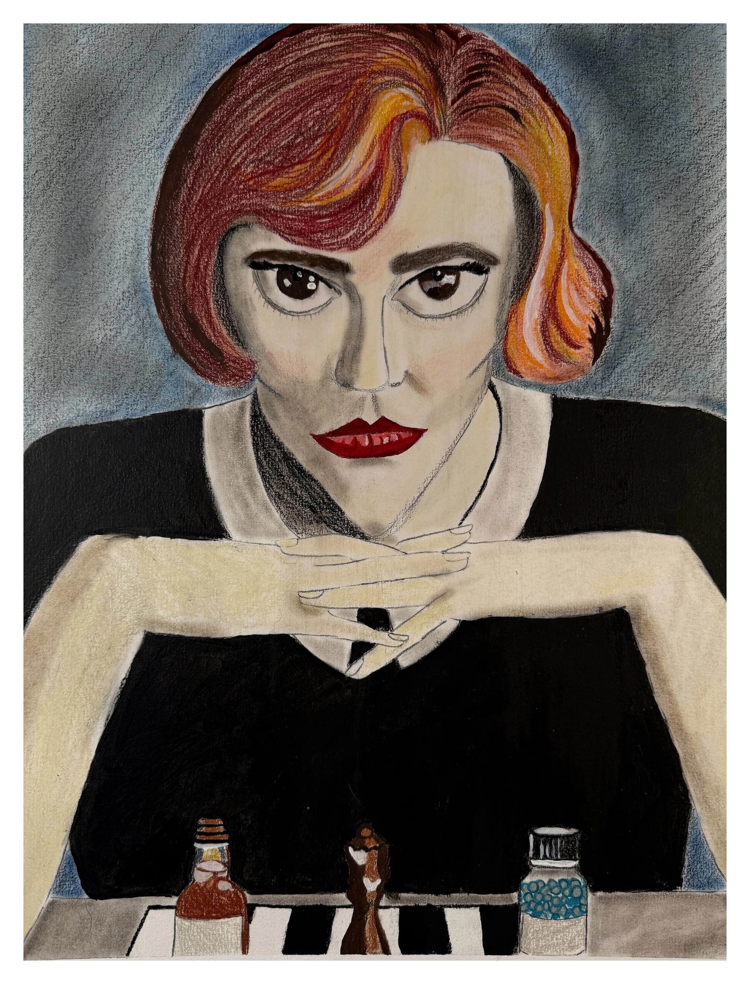 The Queen's Gambit Caricature