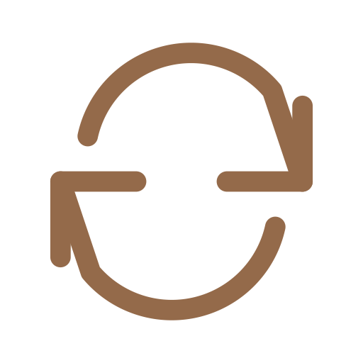 Icon depicting circular arrows indicating refresh or reload.