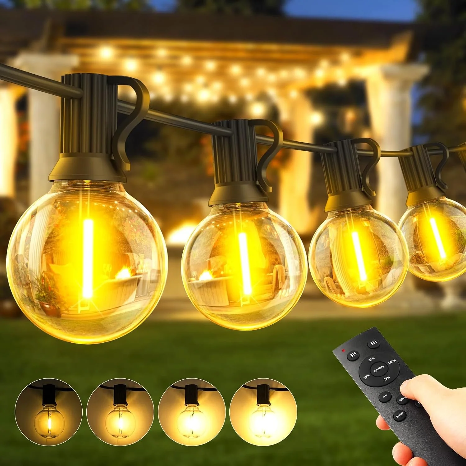 outdoor LED lights with remote control