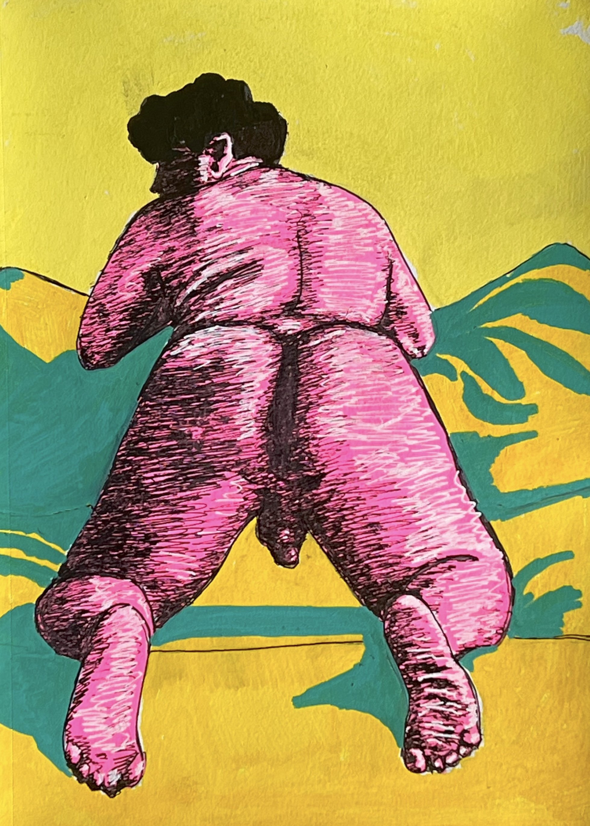 Enter Me
7" x 10"
Acrylic Marker and Pen on Paper