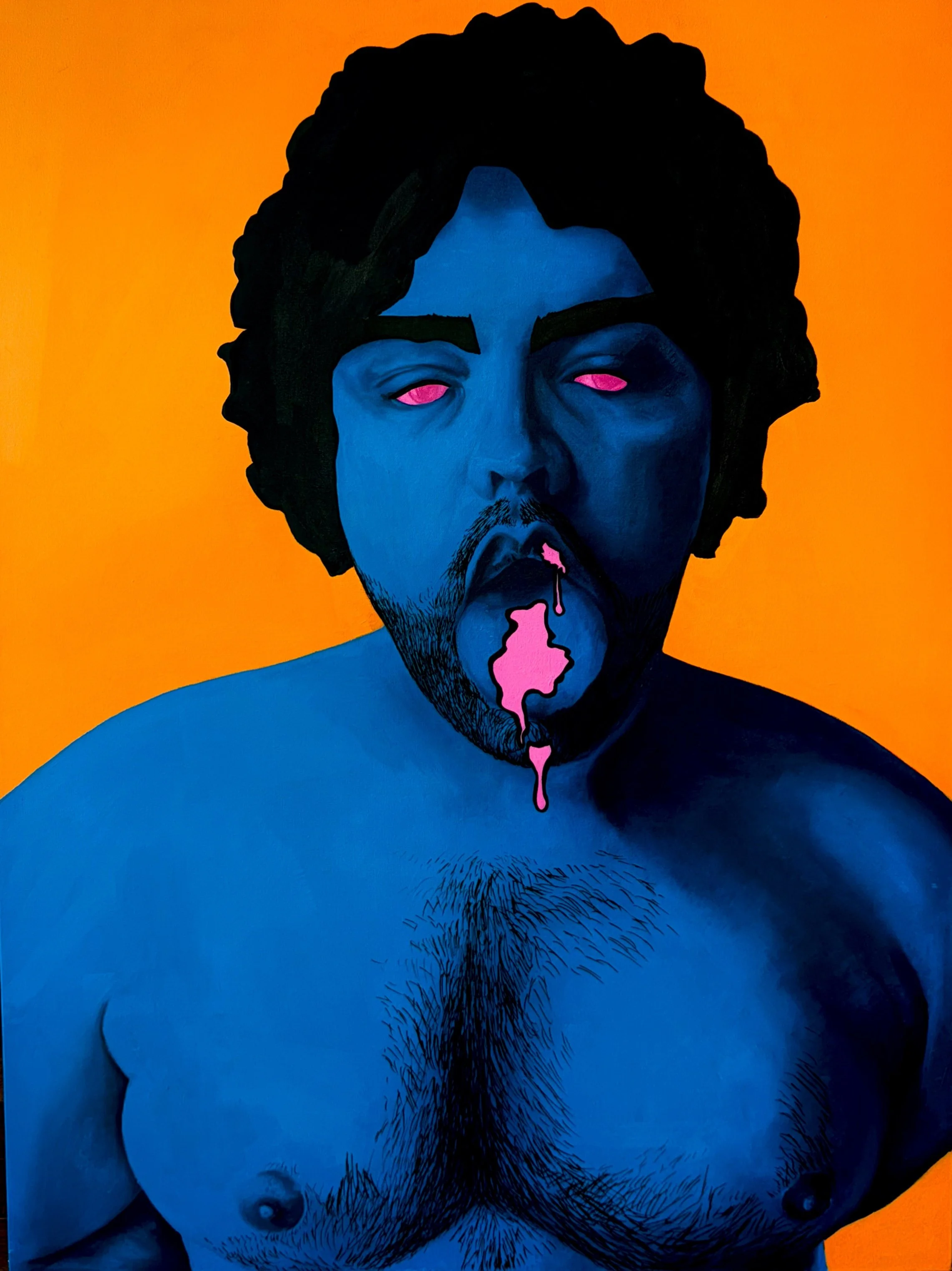 Cruising: Aftermath
36" x 48"
Oil and Acrylic Marker on Canvas