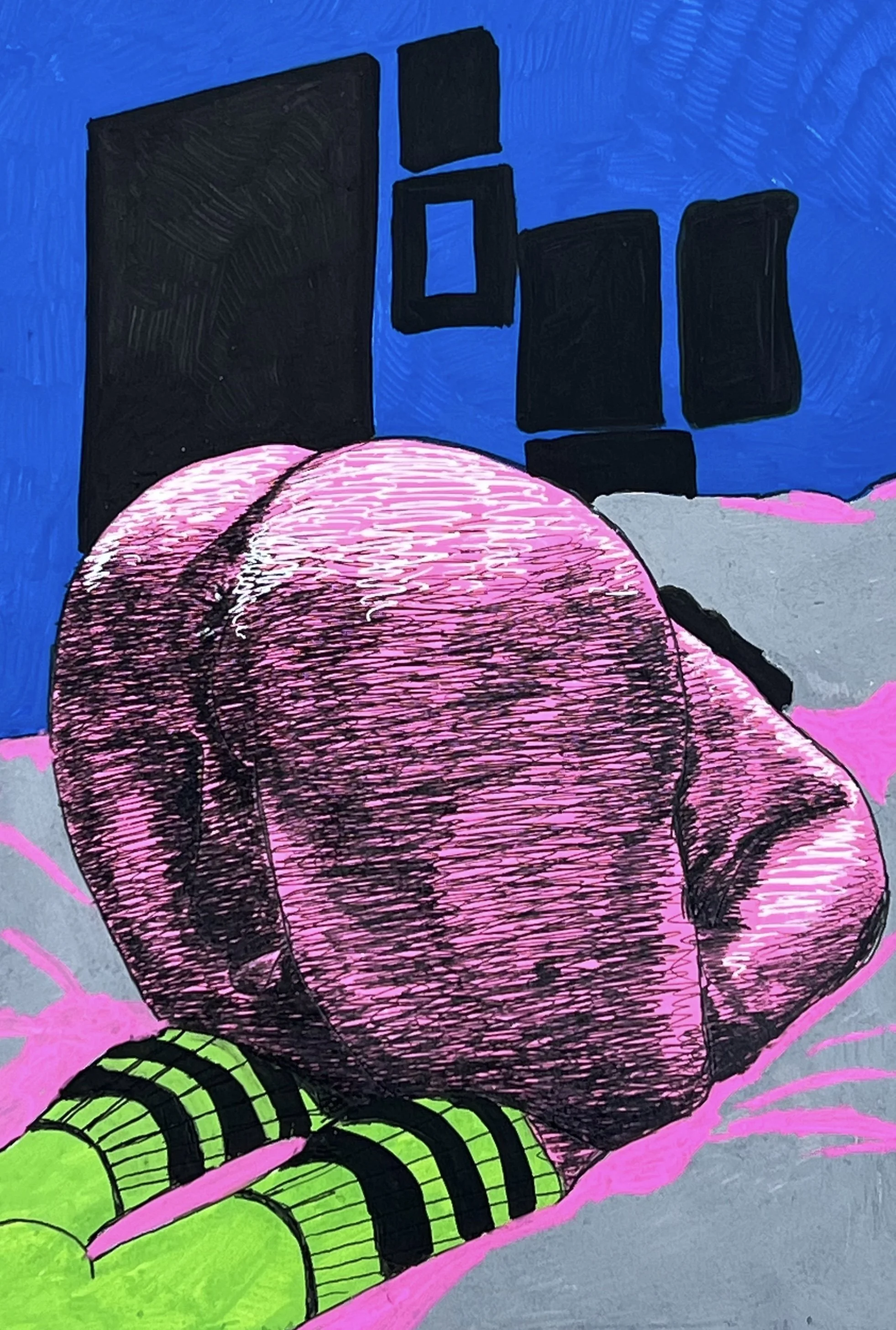 Taste Me
7" x 10"
Acrylic Marker and Pen on Paper