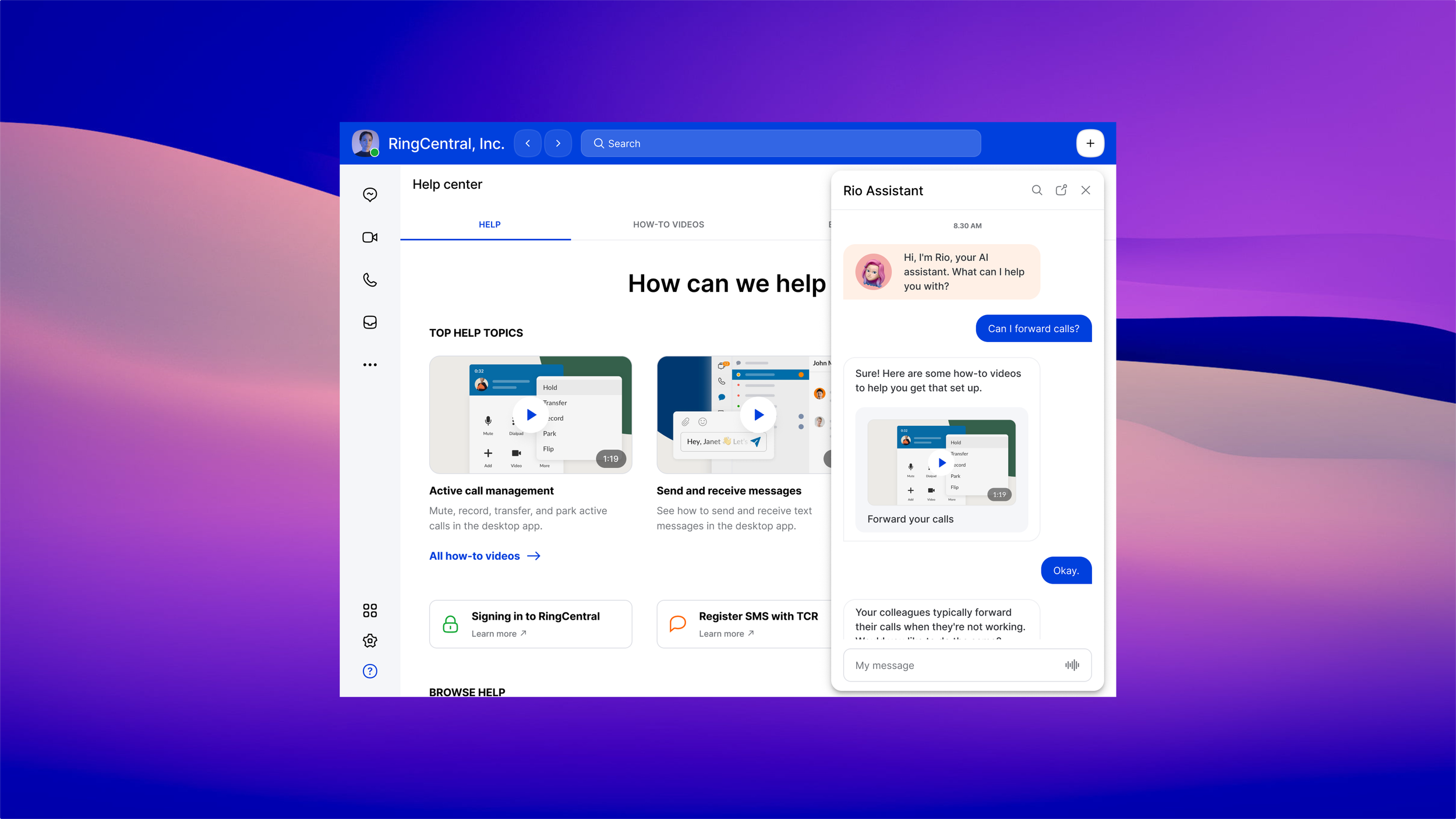 AI assistant (Early concept)