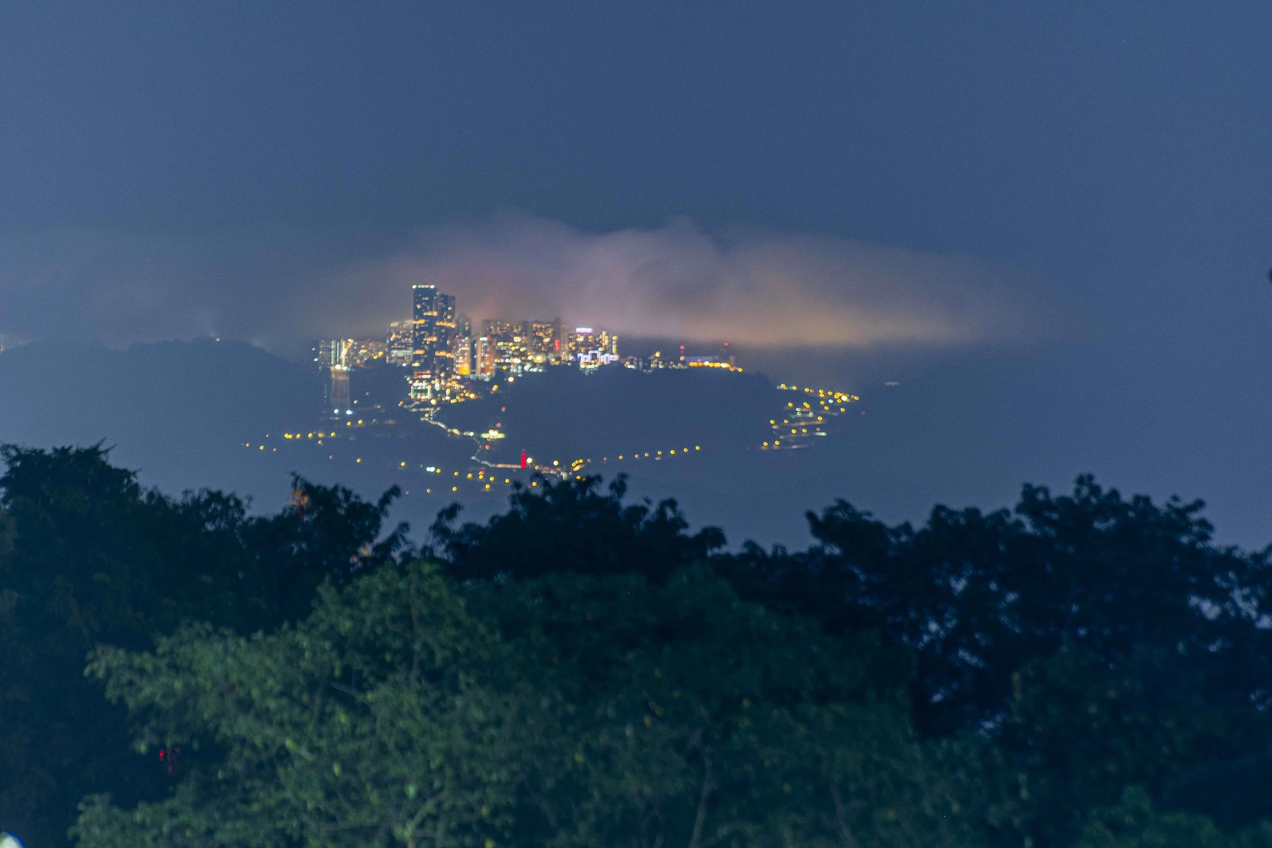Genting Highlands at night from Semantan