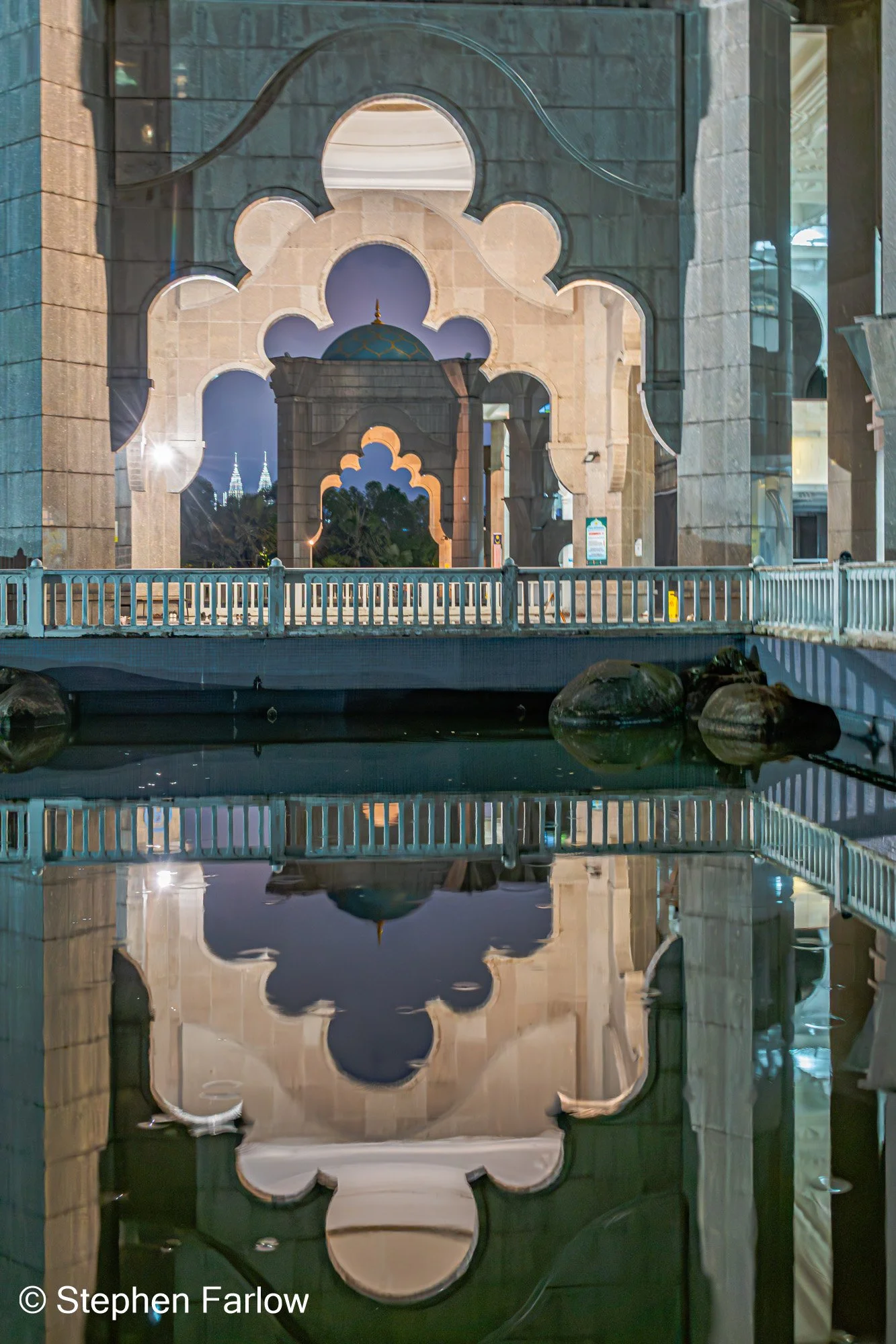 Reflection shot at the Federal Territory Mosque