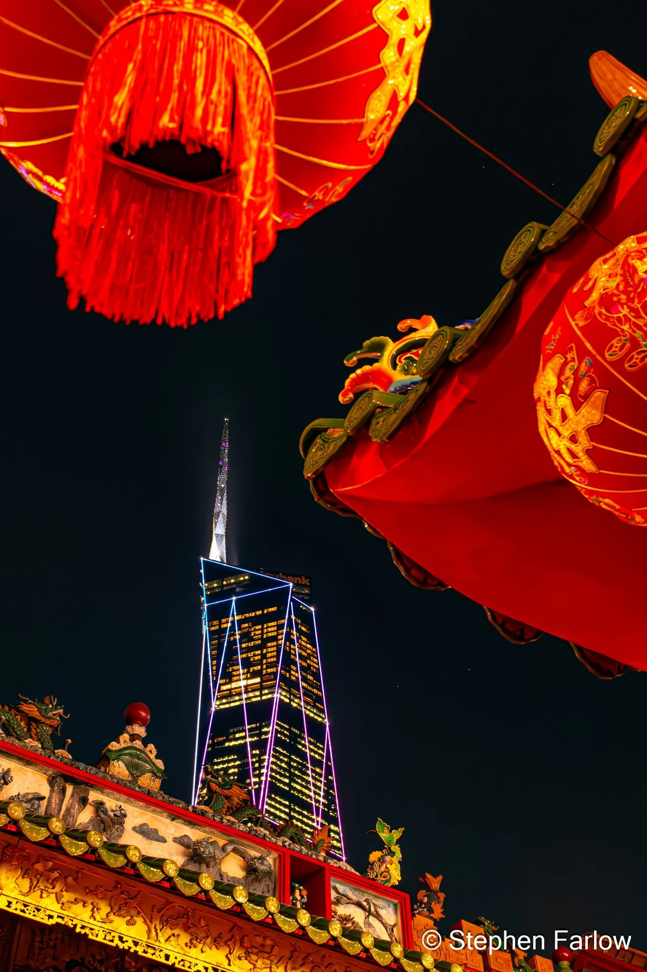 Merdeka 118 through Guan Di Temple, Chinatown