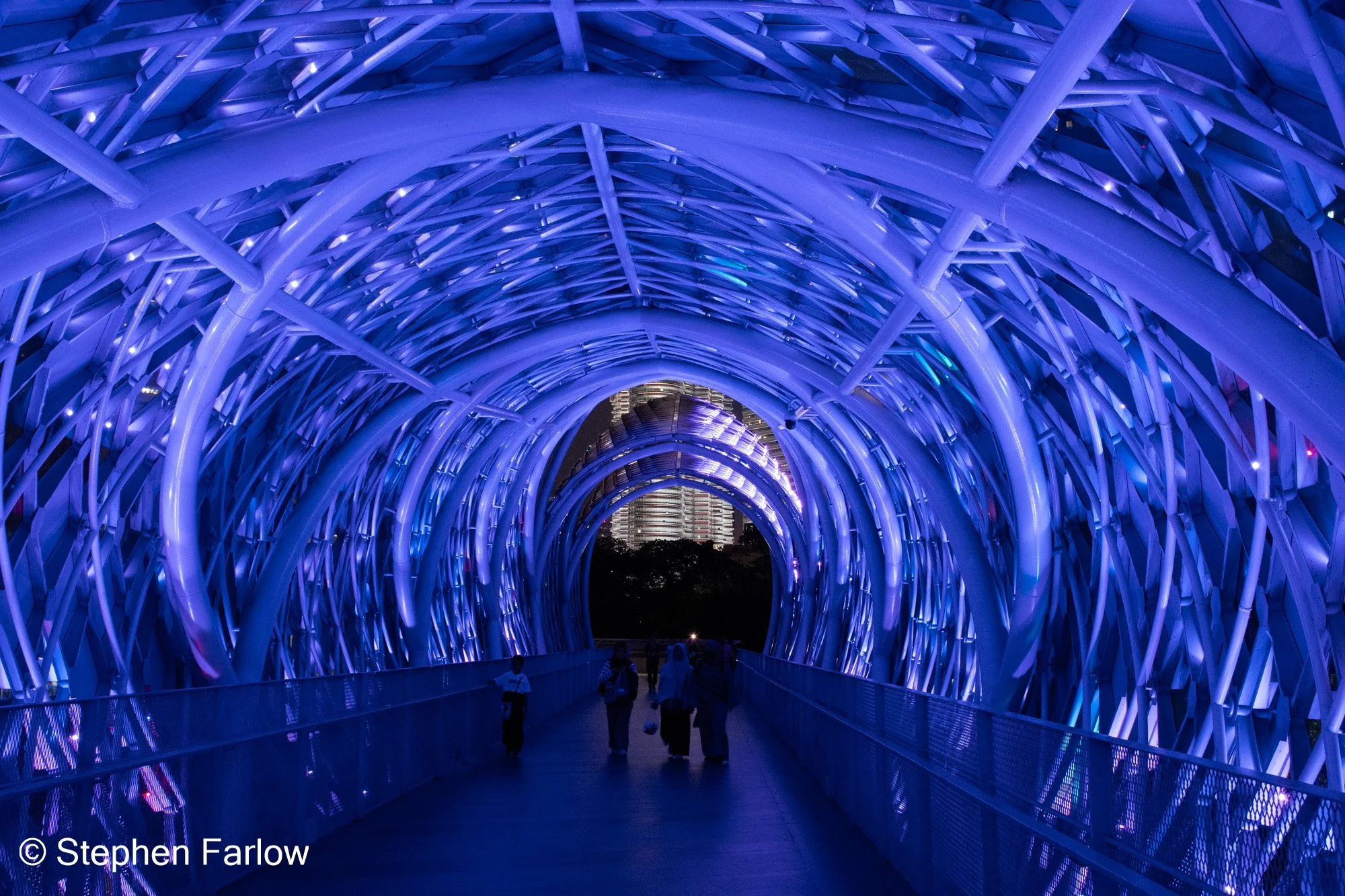 Saloma Link bridge from Kampung Baru to KLCC