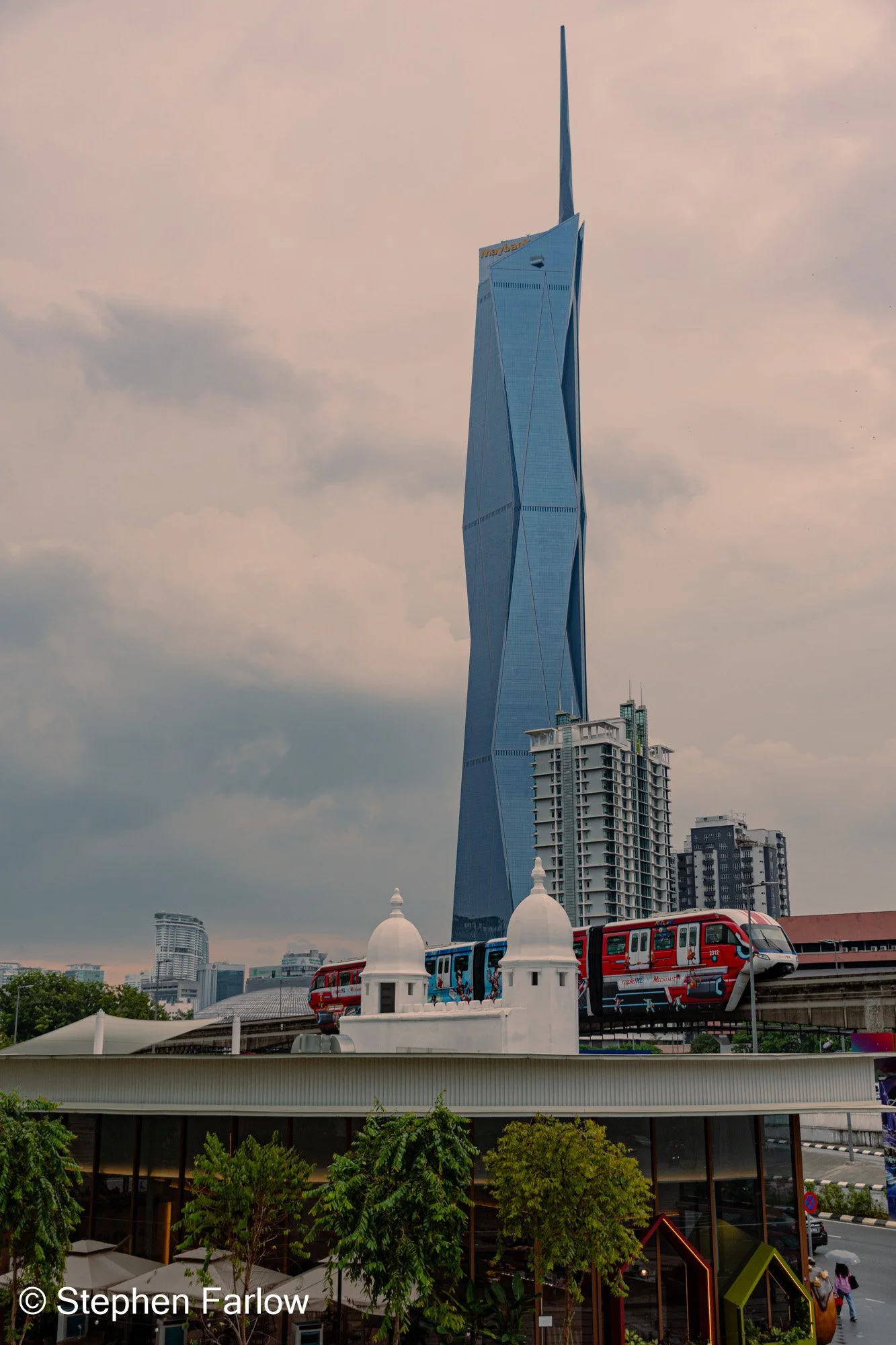 Merdeka 118 with the gate of the old Pudu jail