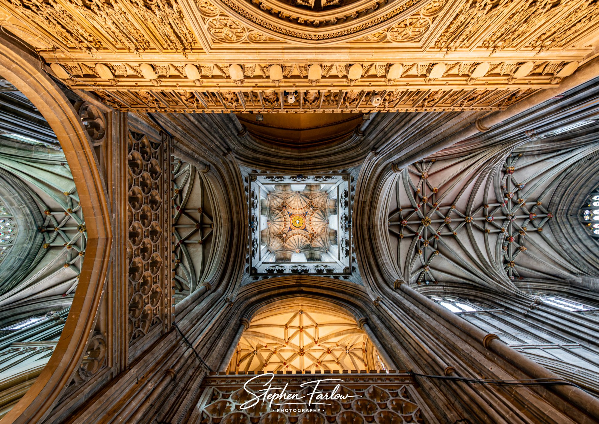 Ceiling in Canterbury Cathedral