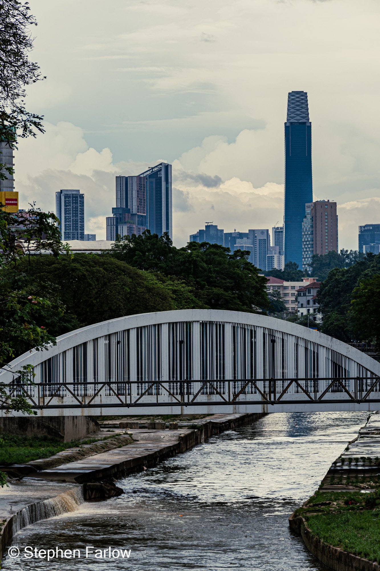Exchange 106 at TRX with the Klang River