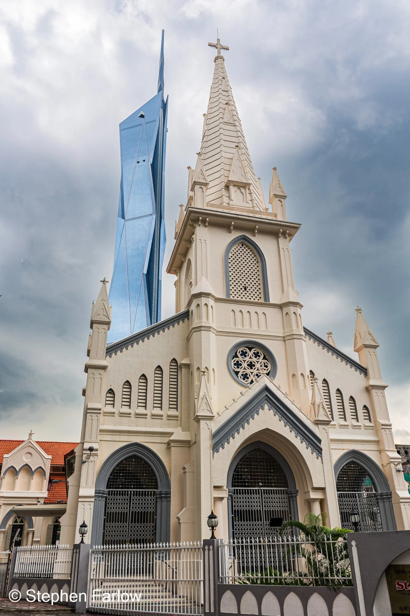 St. Anthony's Church with Merdeka 118