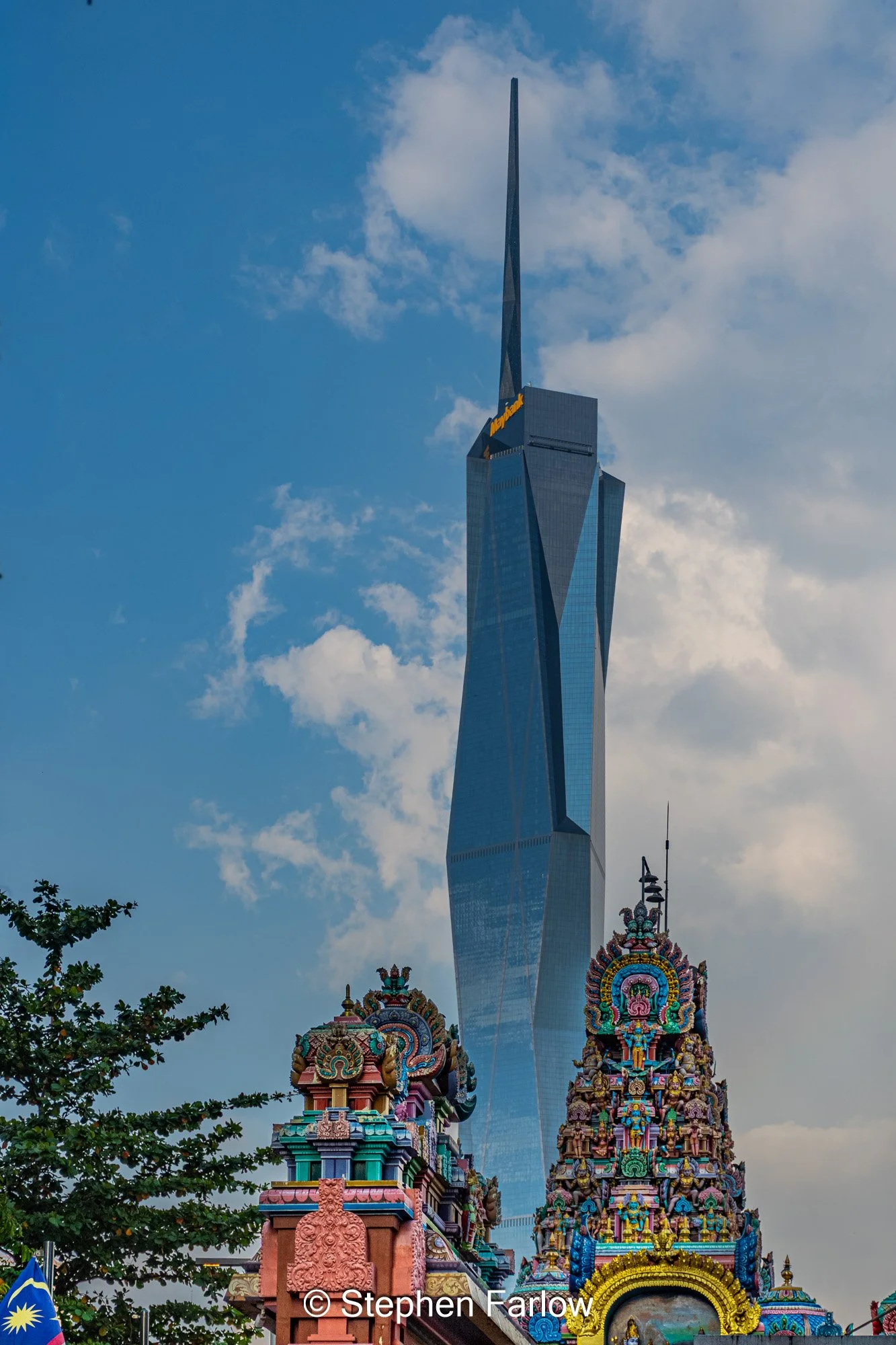 Merdeka 118 with Kandaswarmy Temple