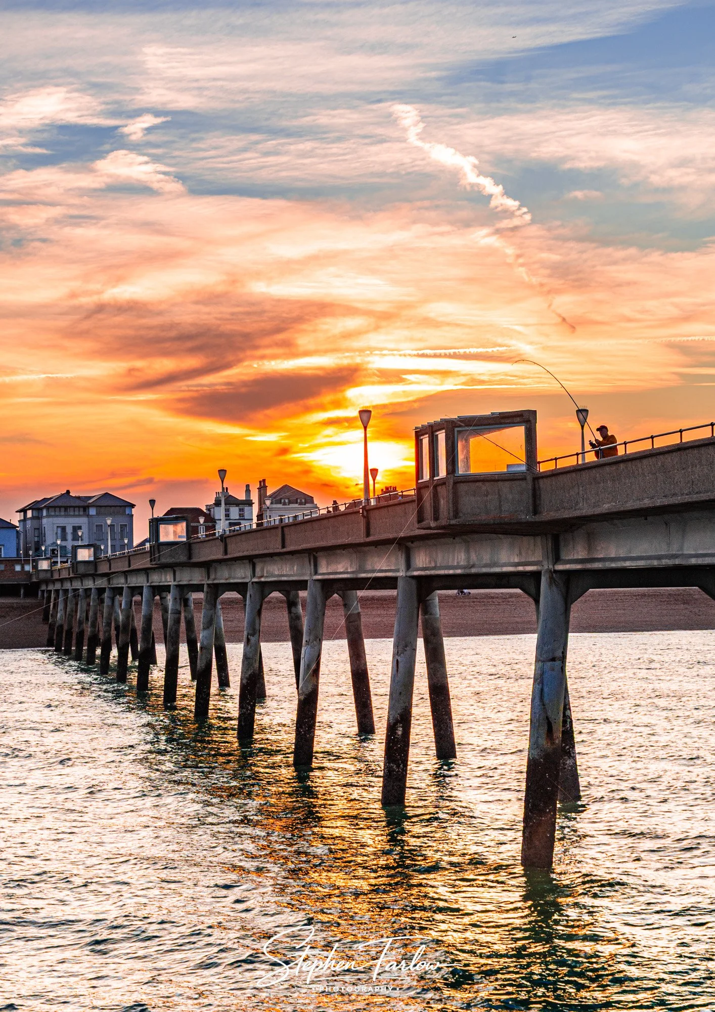 Deal pier at sunset