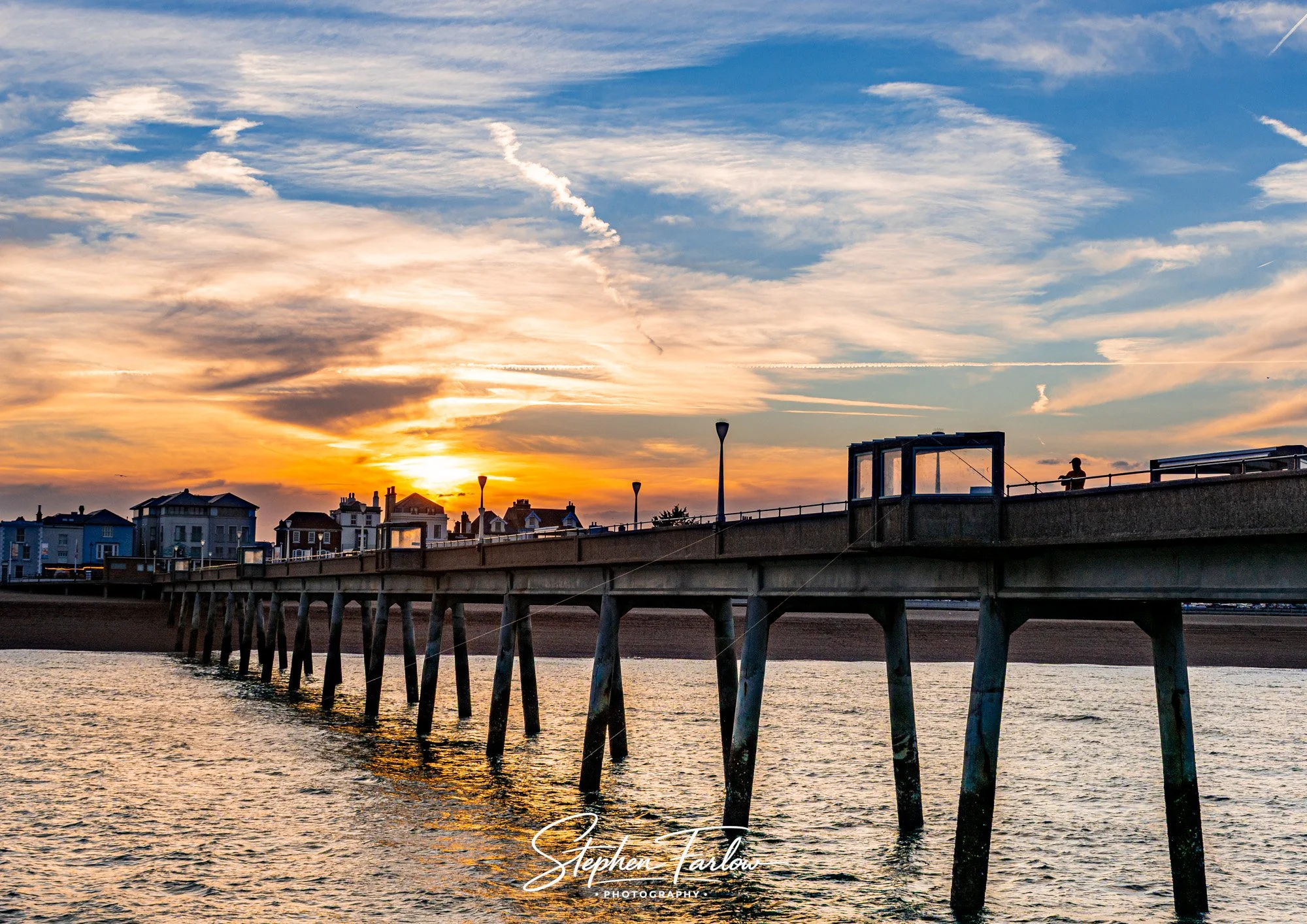 Deal pier at sunset