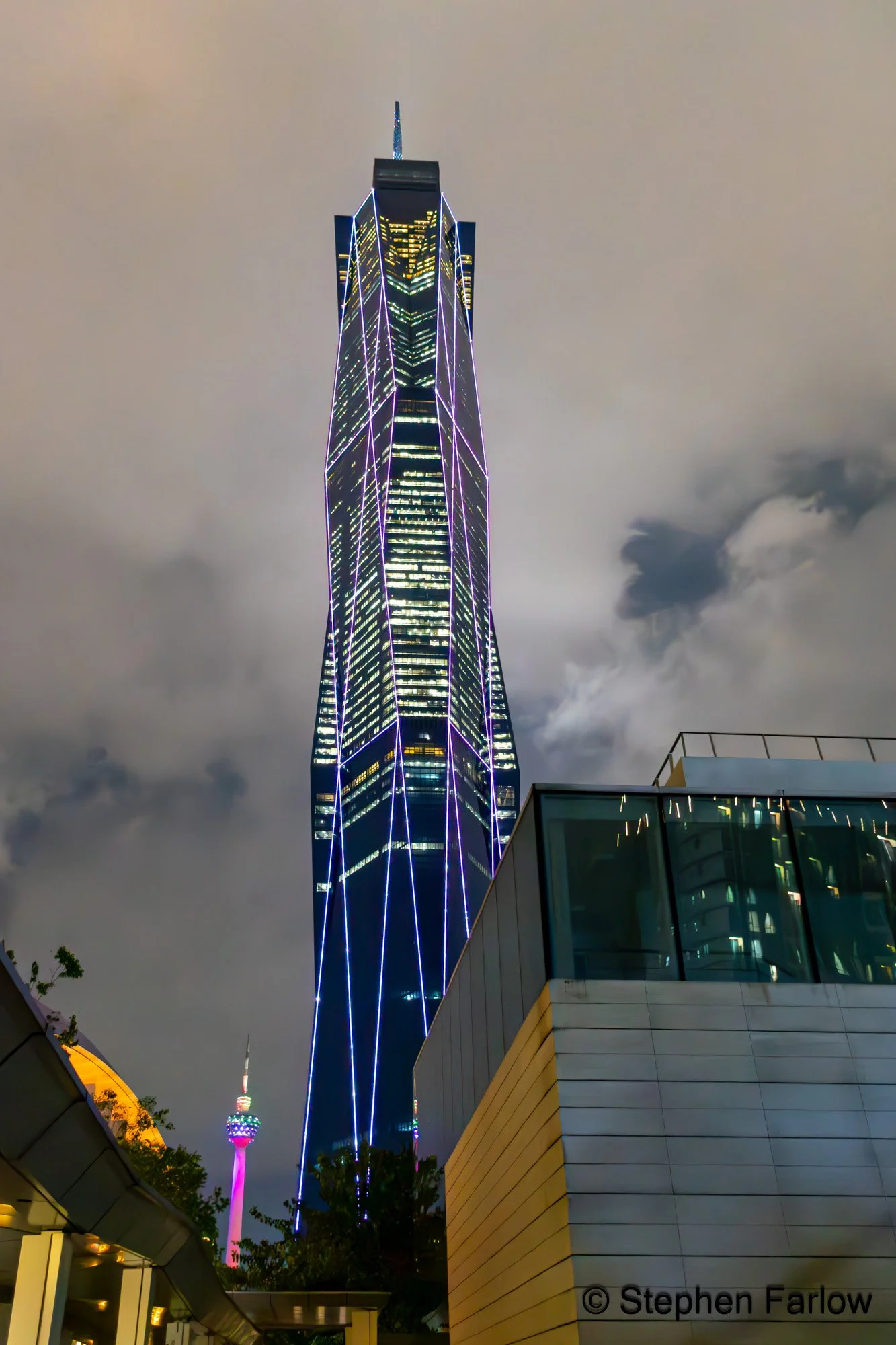 Merdeka 118 with KL Tower in the background