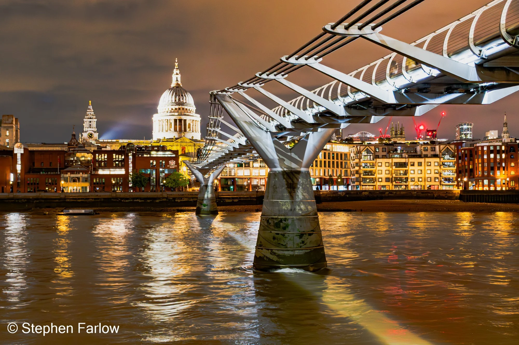 St Paul's Cathedral and The Millennium Bridge