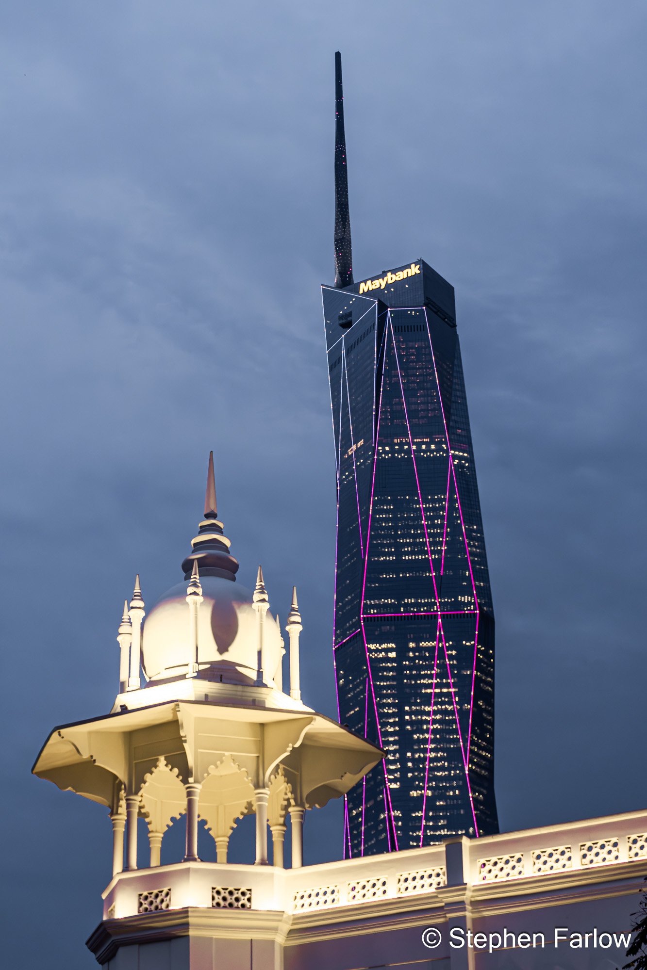 Merdeka 118 and Old Kuala Lumpur station
