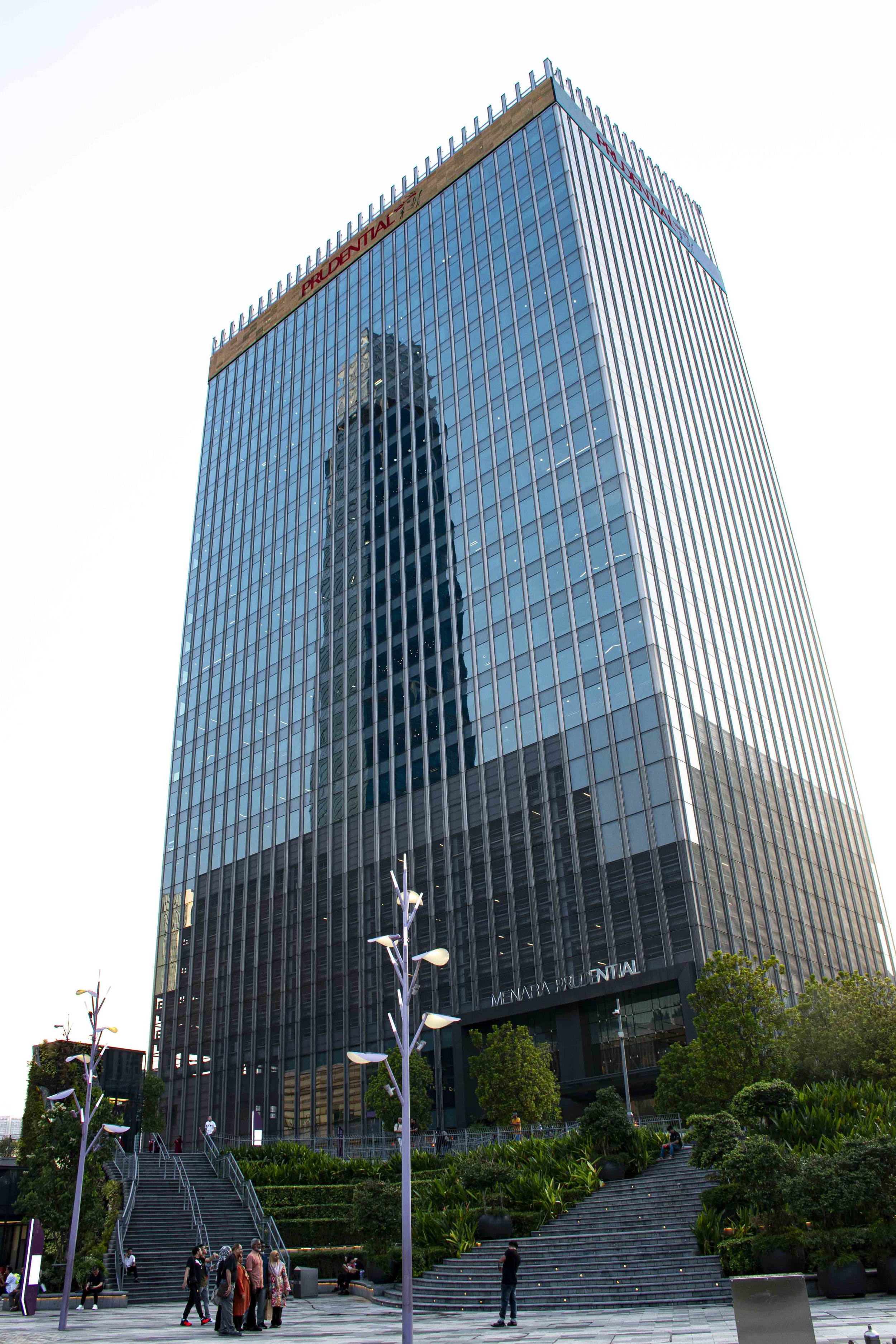 Exchange 106 @ TRX reflected in Menara Prudential