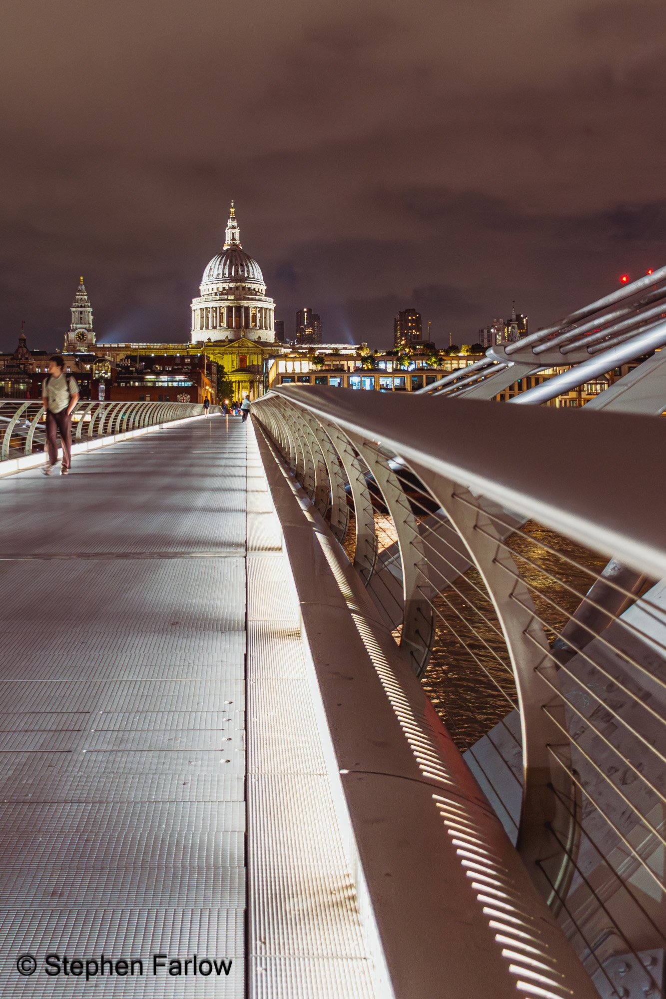 St Paul's Cathedral from The Millennium Bridge