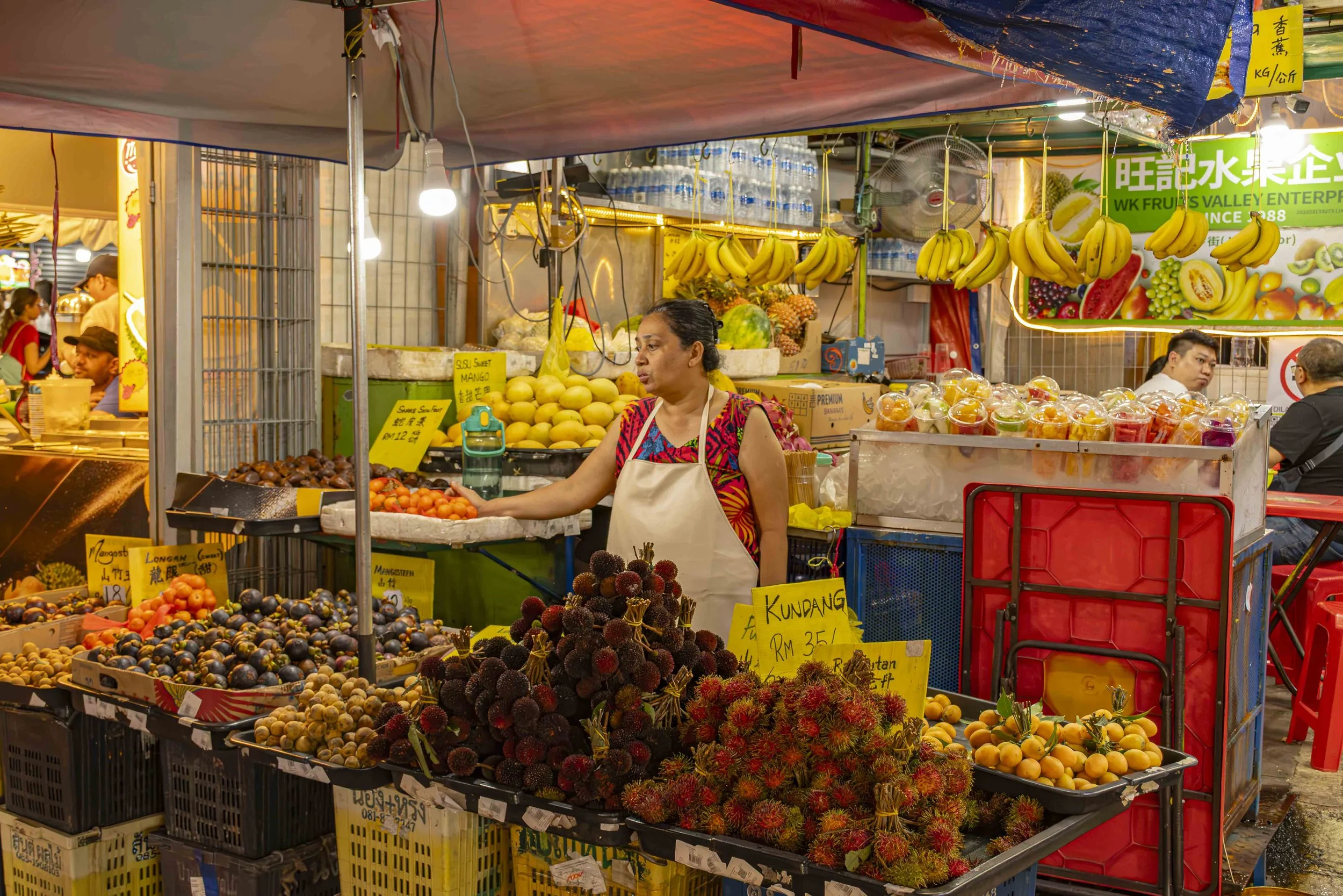 Fruit stall in Jalan Alor