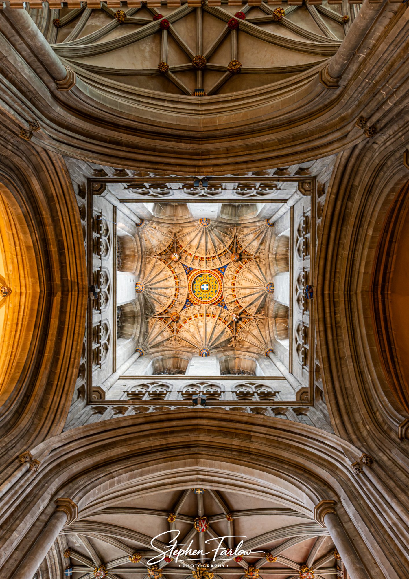 Ceiling in Canterbury Cathedral