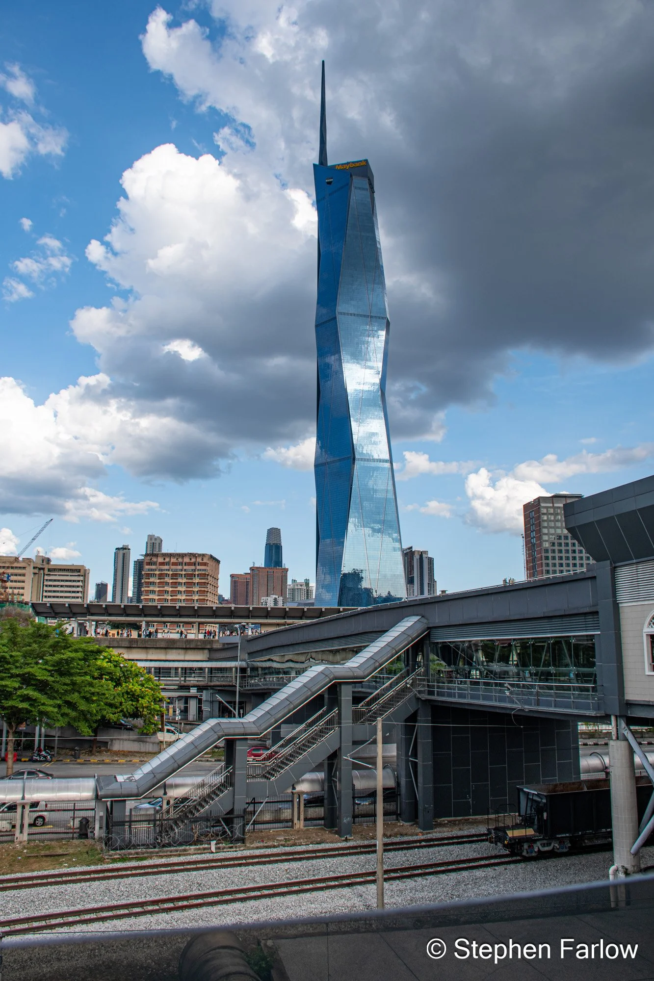 Merdeka 118 with transportation infratructure