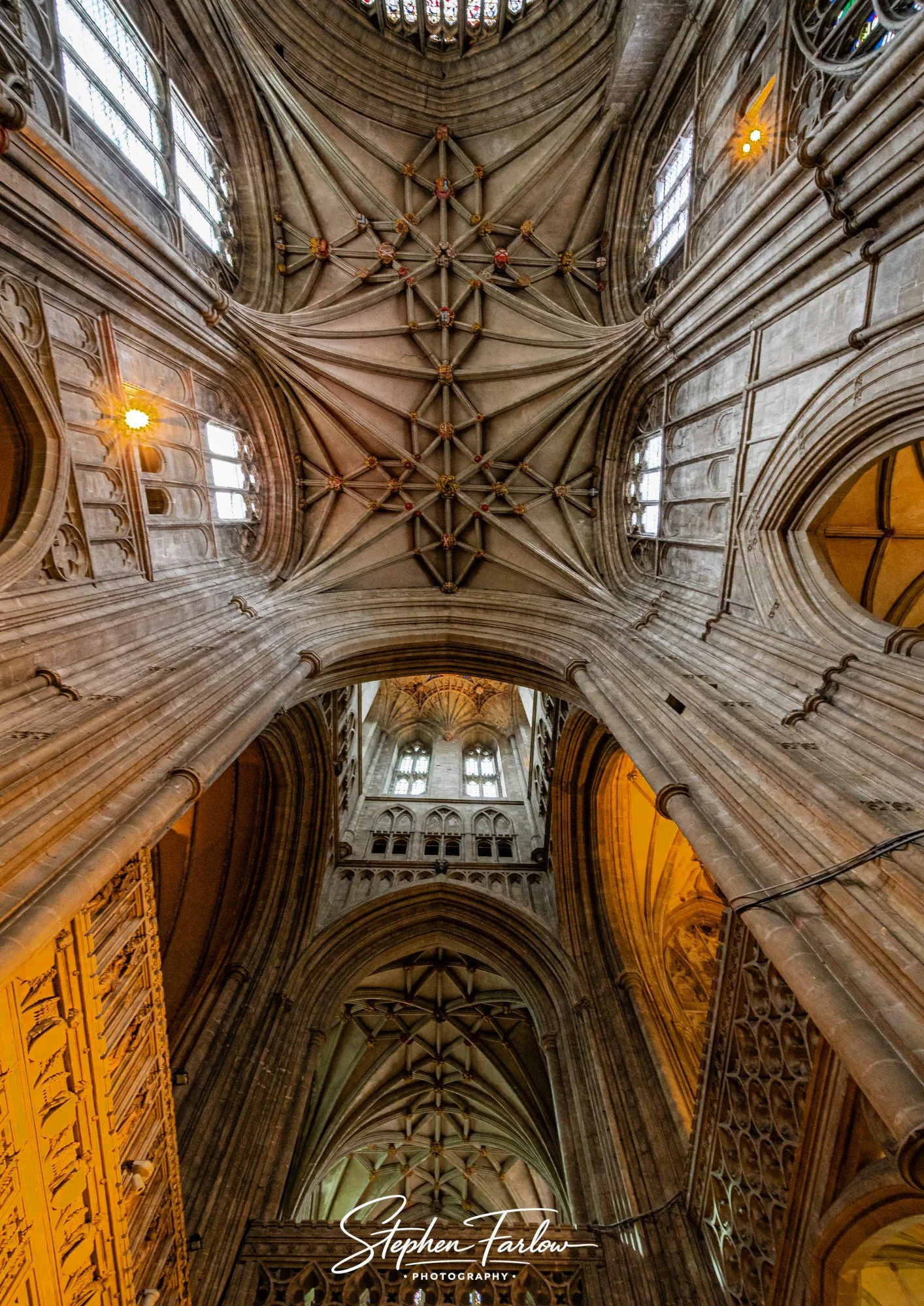 Ceiling in Canterbury Cathedral