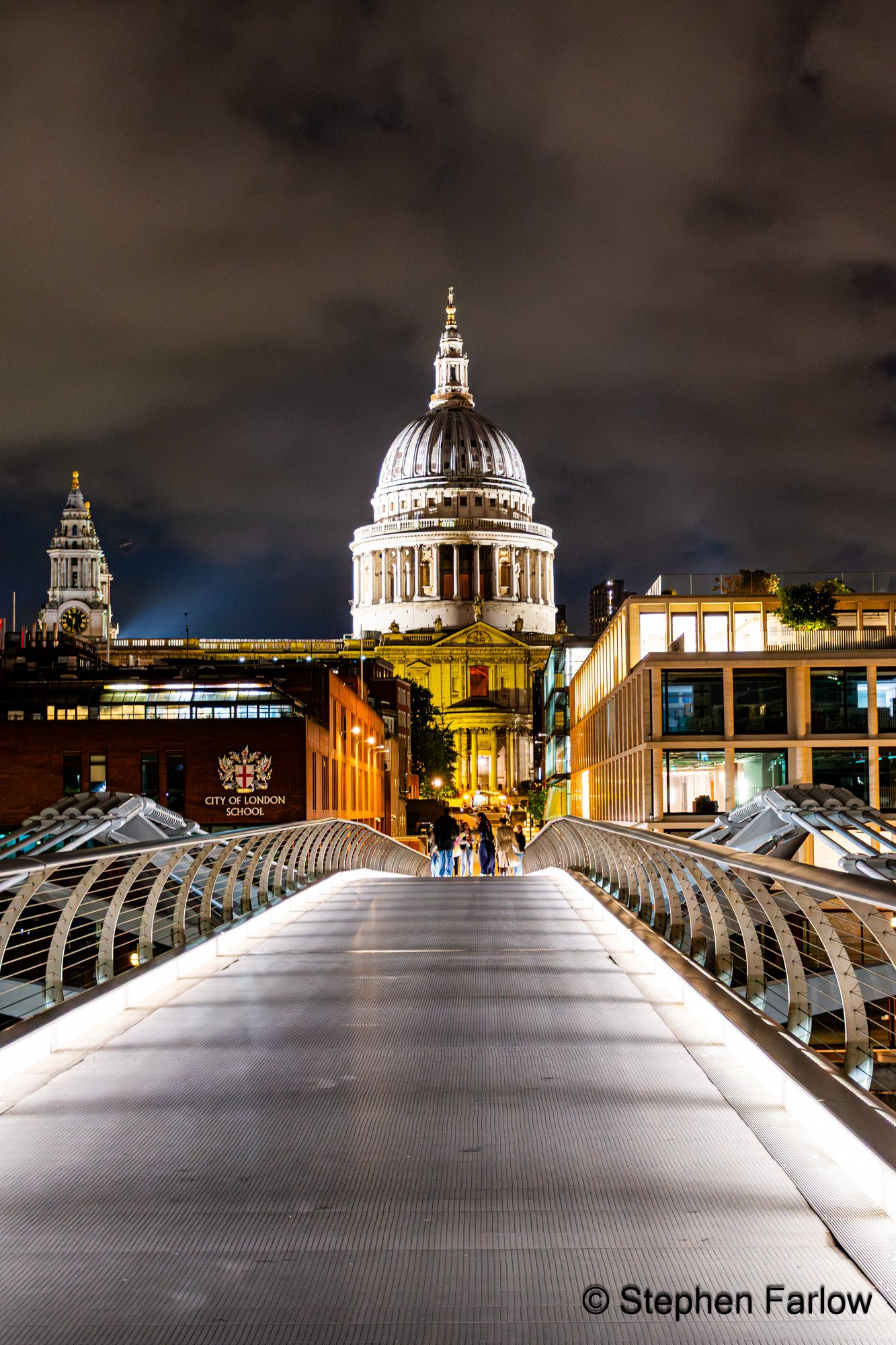 St Paul's Cathedral from The Millennium Bridge