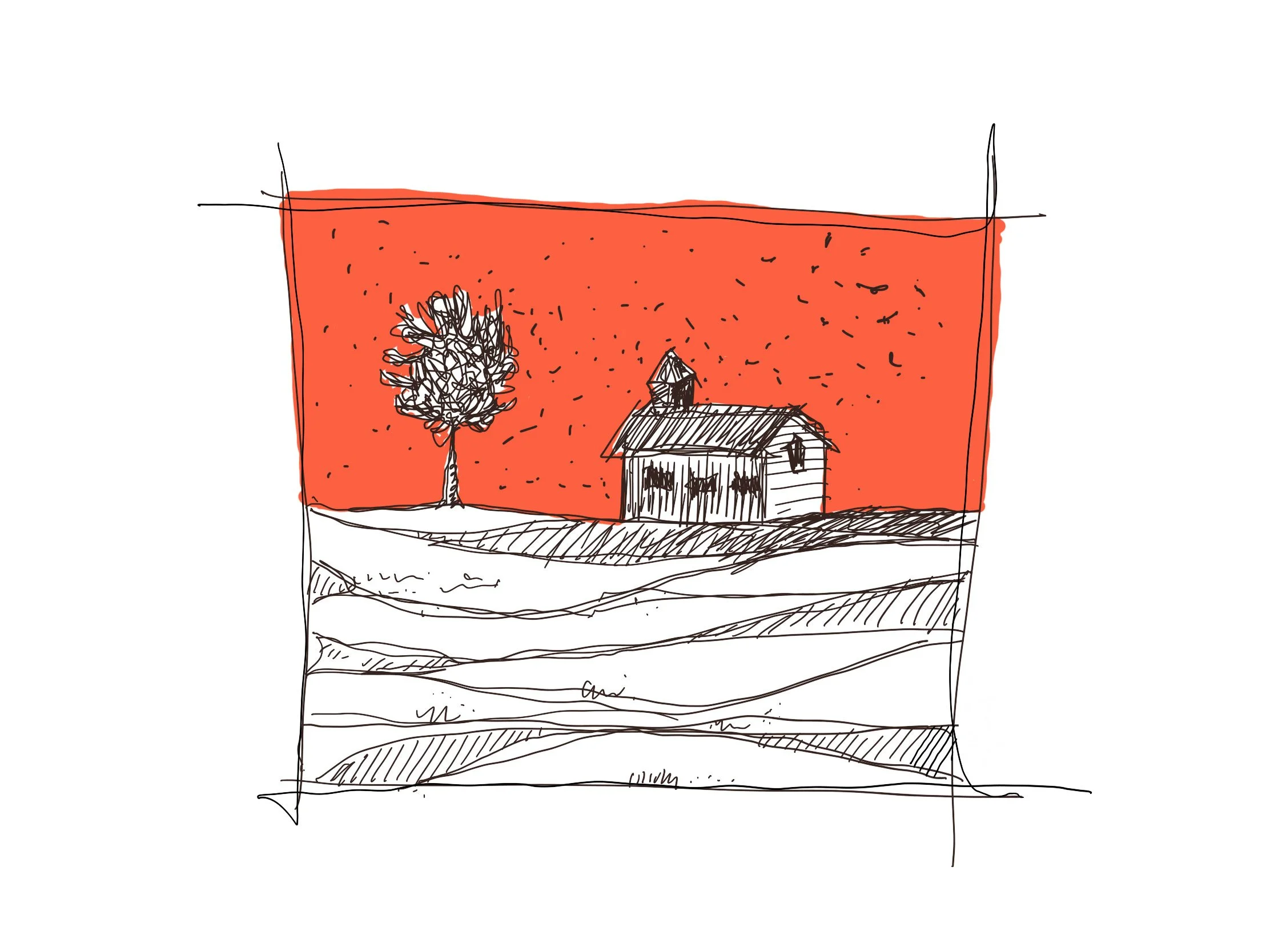 Casa em laranja