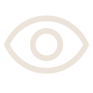 Black and white eye symbol with a concentric circle in the center
