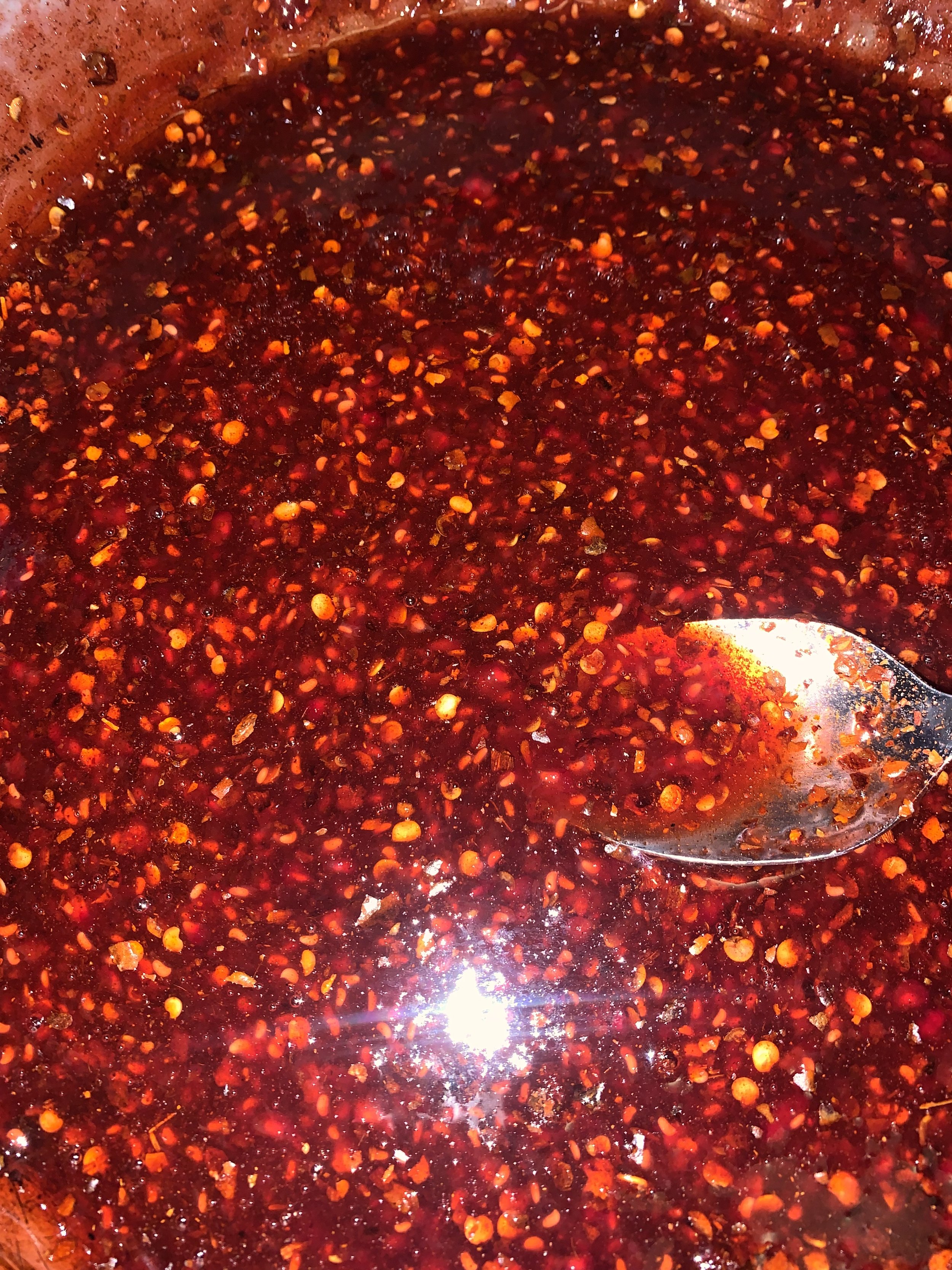 RASPBERRY CHILI JAM.