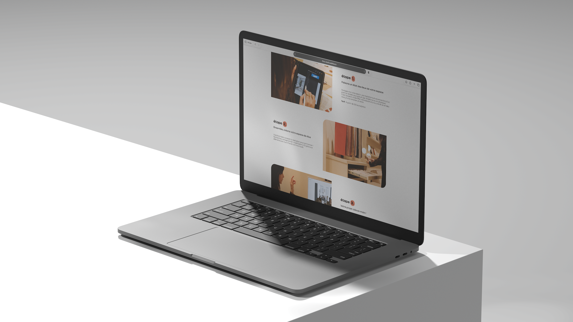 Site web de Fiona Iannacone par NUMEROTROIS STUDIO