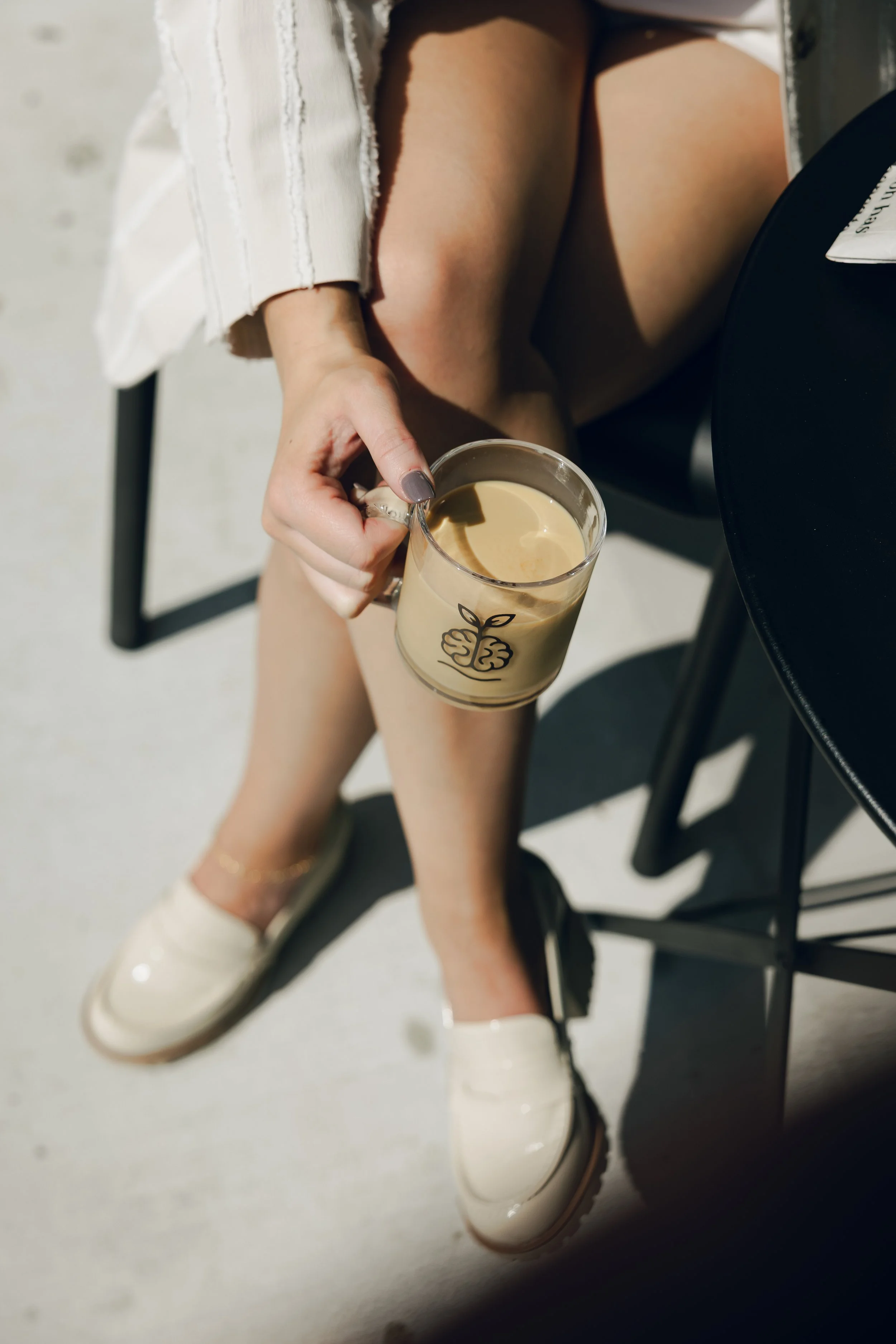 Neurofeedback training session for anxiety and nervous system regulation