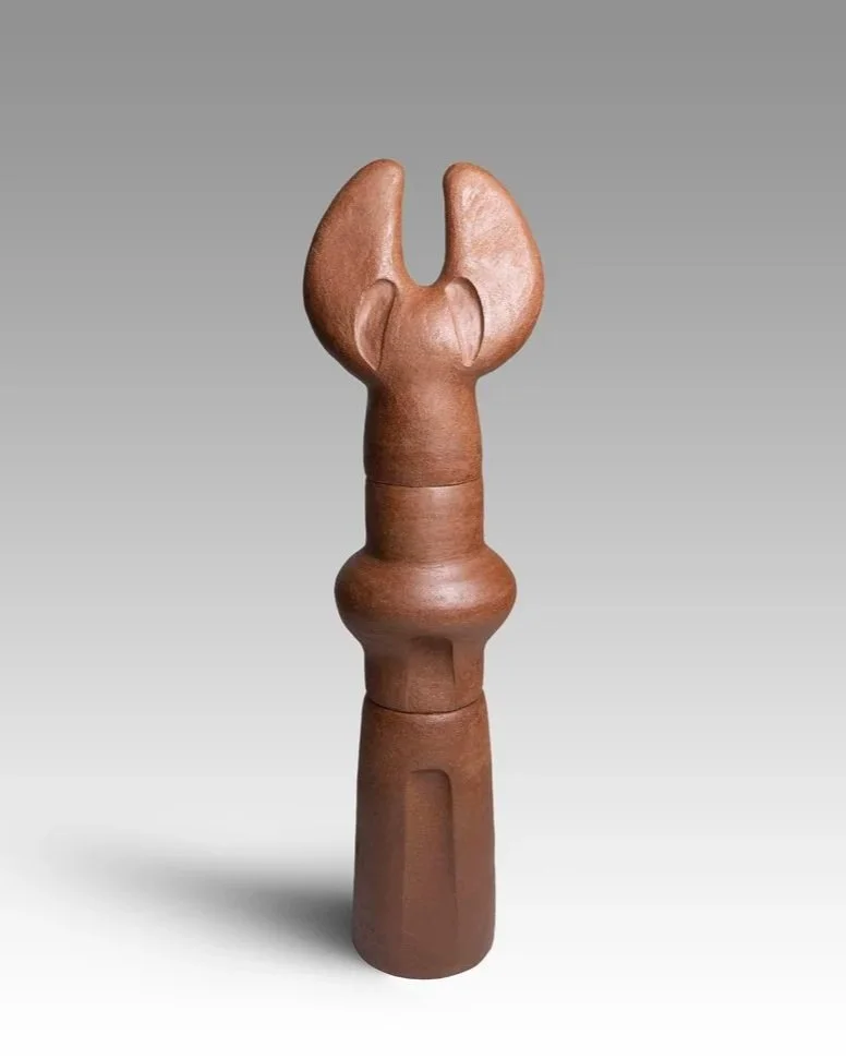 Veille, 2026, grès non émaillé, 155 cm x 34 cm 