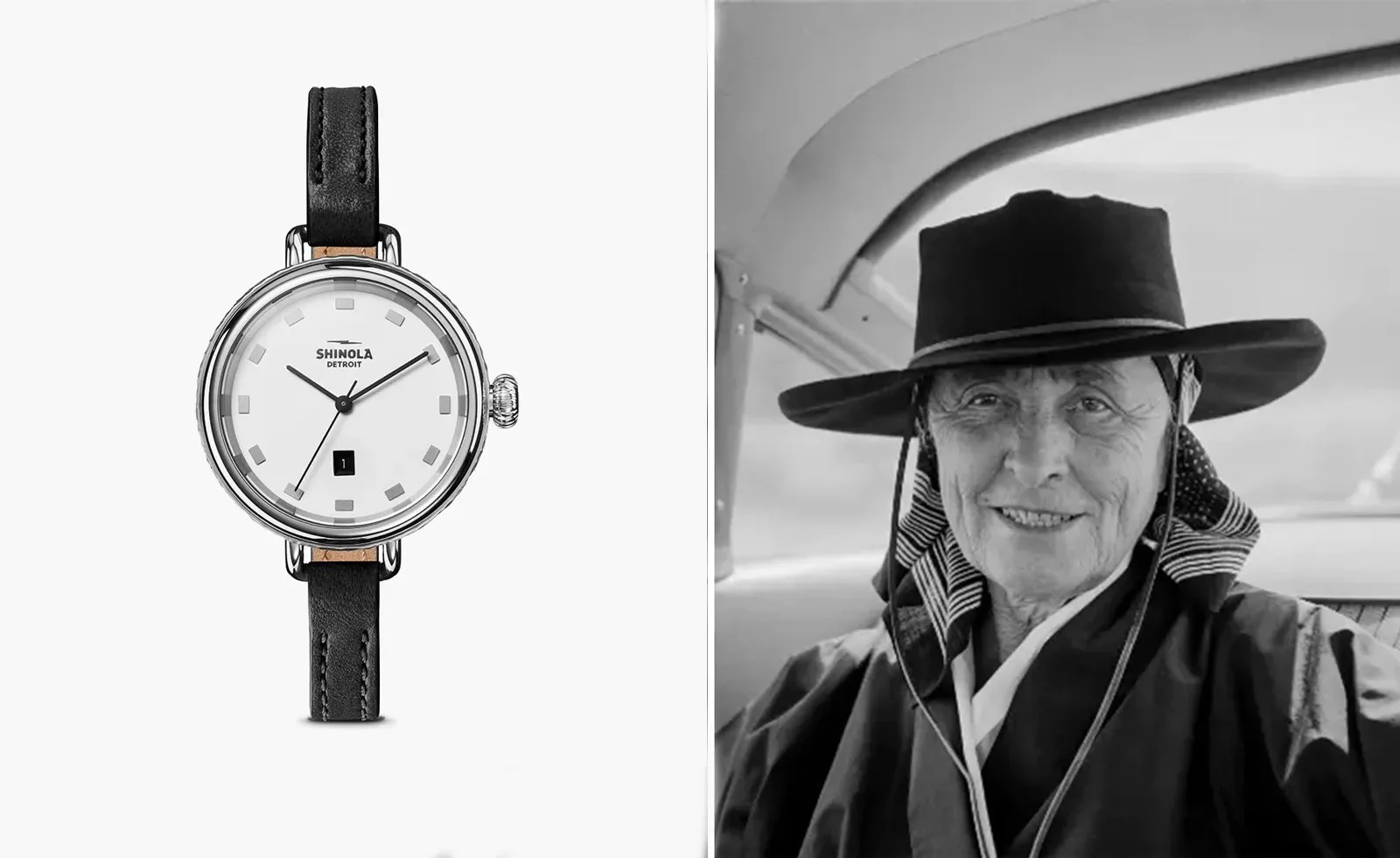 Shinola Birdy Watch, Inspired by Georgia O’Keeffe’s “My Last Door” 